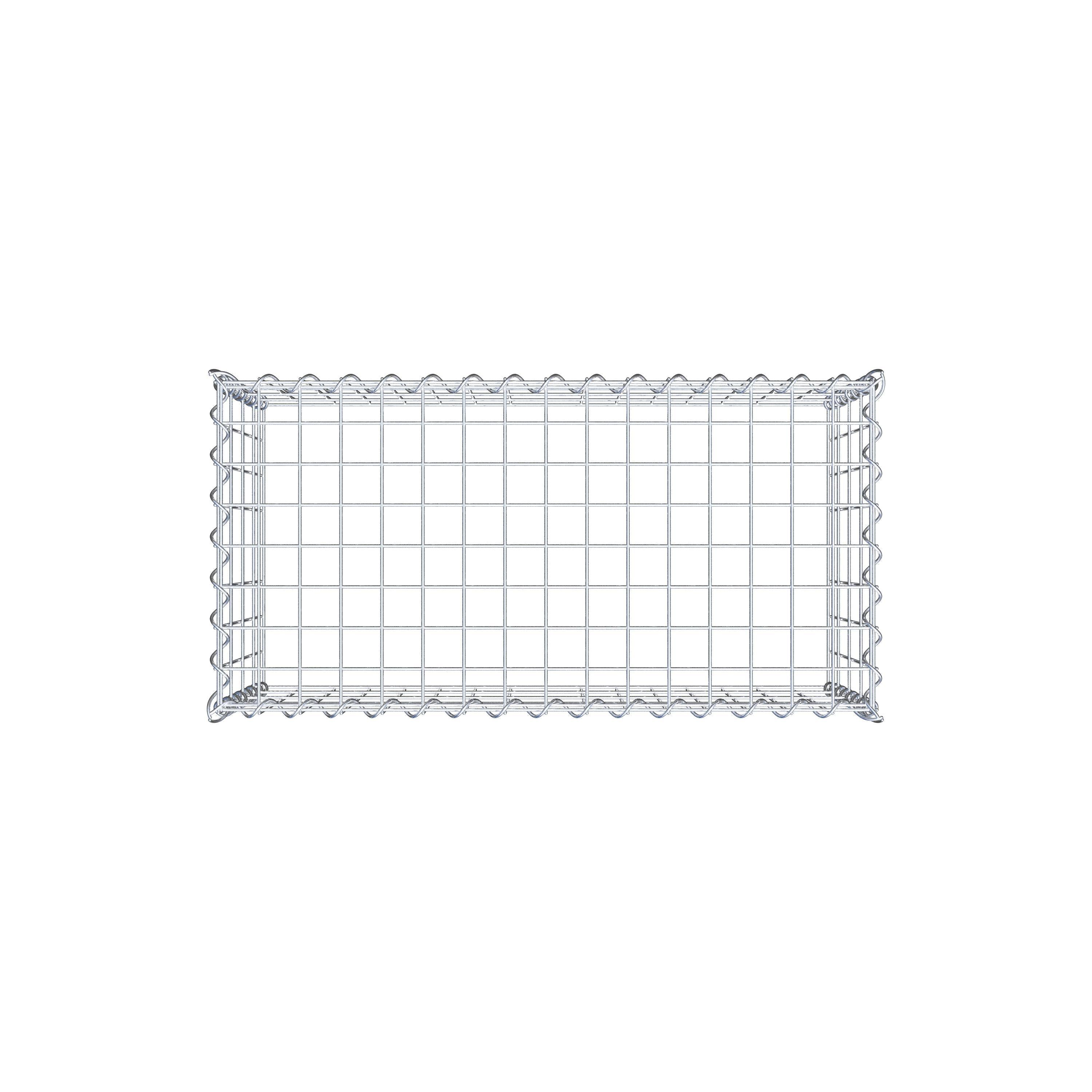 Extra gabion typ 3 80 cm x 40 cm x 40 cm (L x H x D), maskstorlek 5 cm x 10 cm, spiral