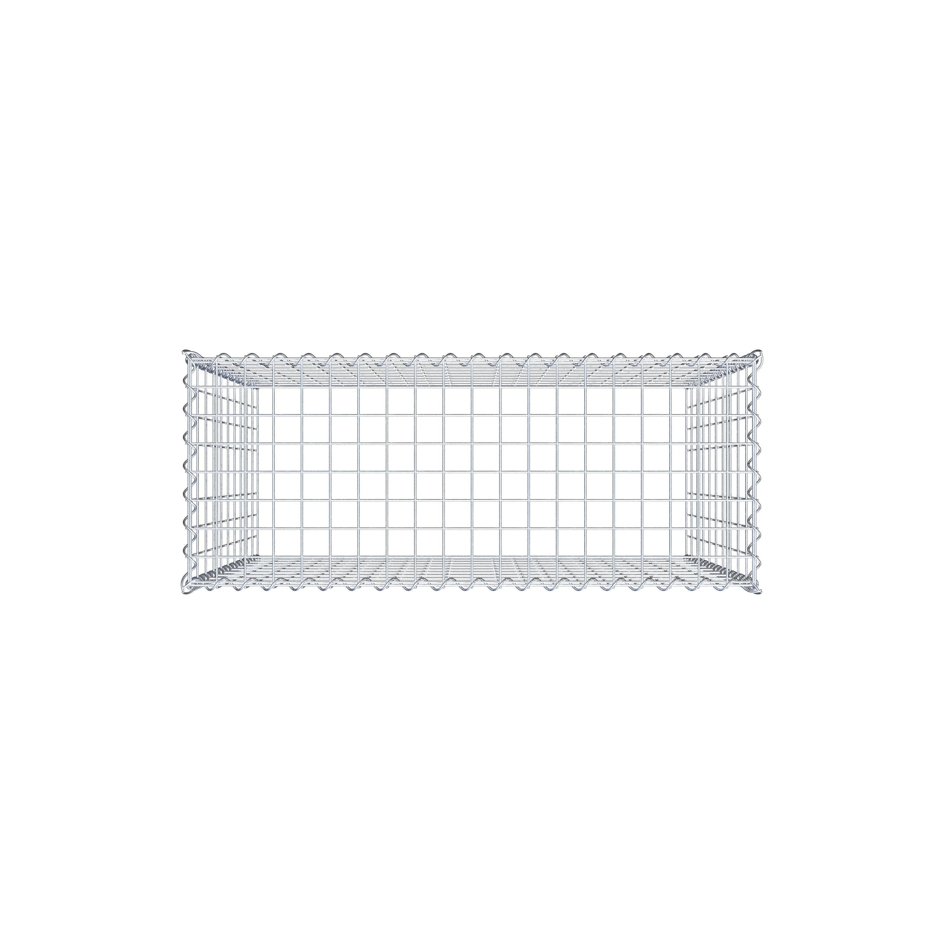 Anbaugabione Typ 3 100 cm x 100 cm x 40 cm (L x H x T), Maschenweite 5 cm x 10 cm, Spirale