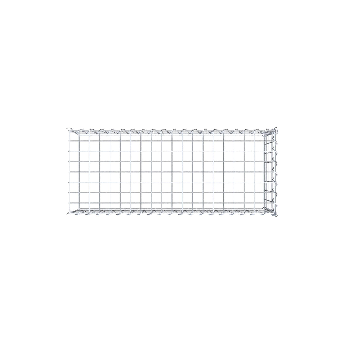 Extra gabion typ 4 100 cm x 40 cm x 40 cm (L x H x D), maskstorlek 5 cm x 10 cm, spiral
