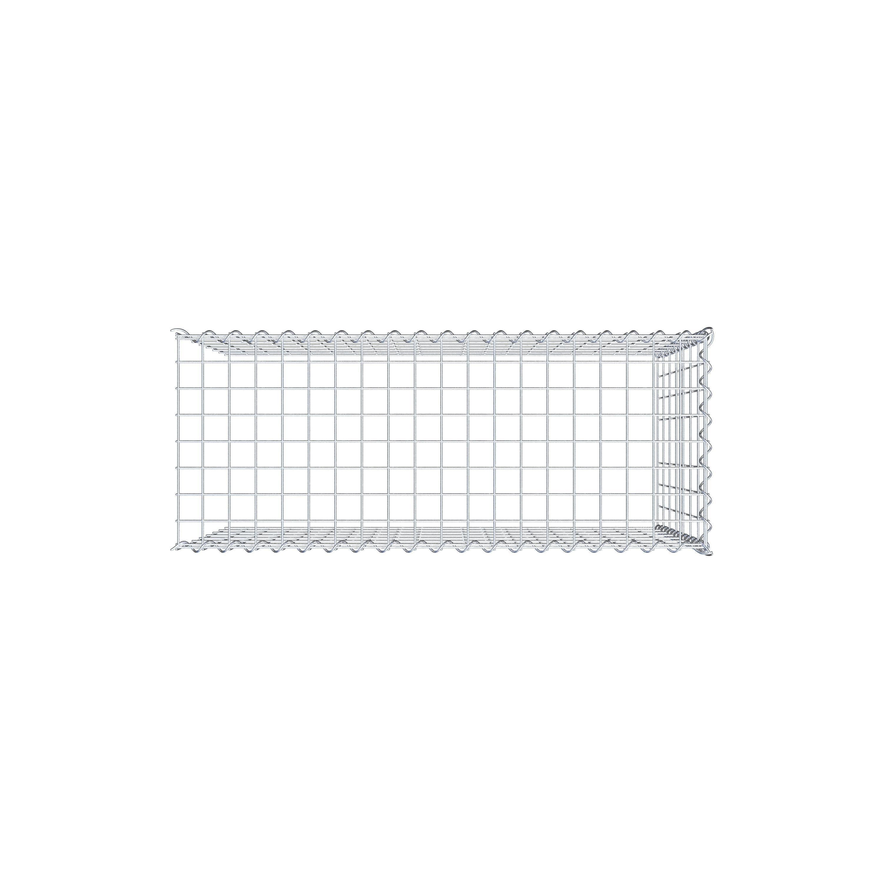 Gavión complementario tipo 4 100 cm x 70 cm x 40 cm (L x A x P), malla 5 cm x 10 cm, espiral