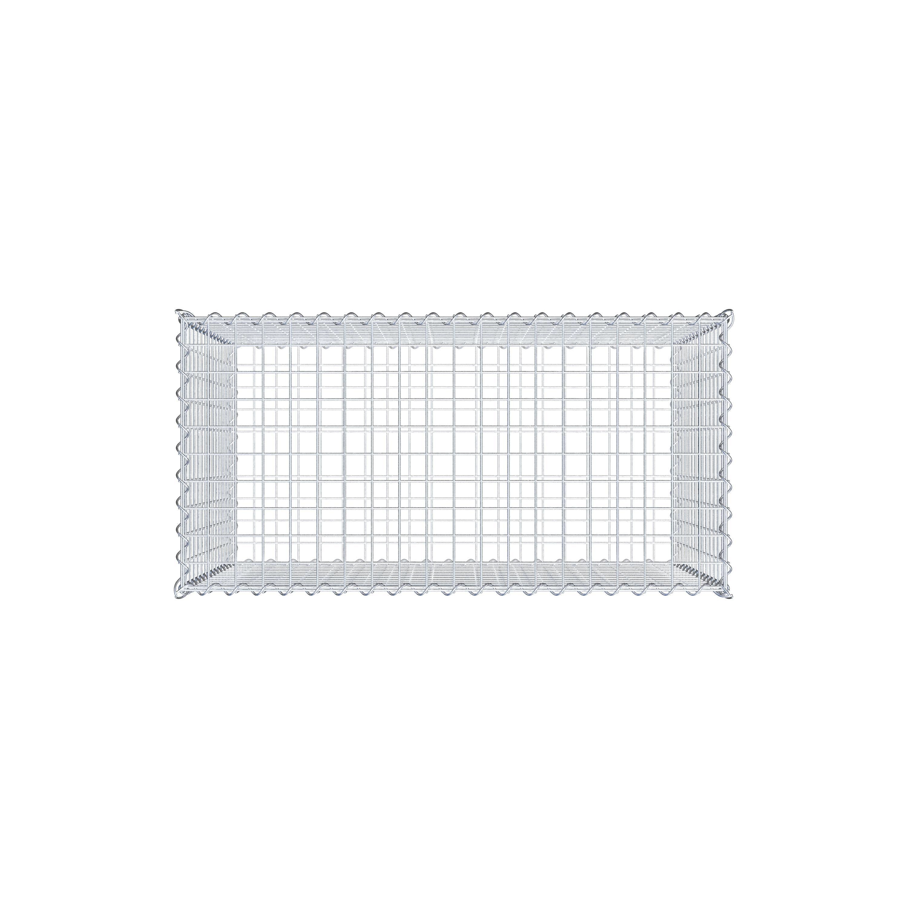 Gabion 100 cm x 70 cm x 50 cm (L x H x D), mesh size 5 cm x 5 cm, spiral