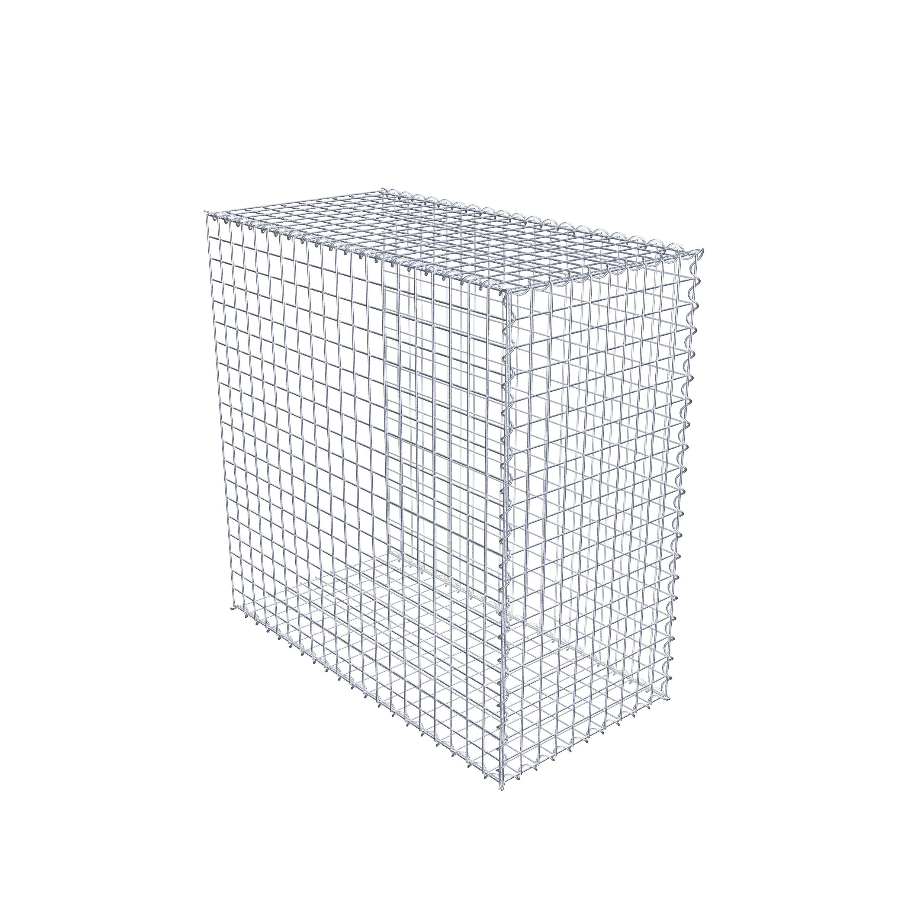 Gabbione aggiuntivo tipo 2 100 cm x 100 cm x 50 cm (L x A x P), dimensione maglia 5 cm x 5 cm, a spirale