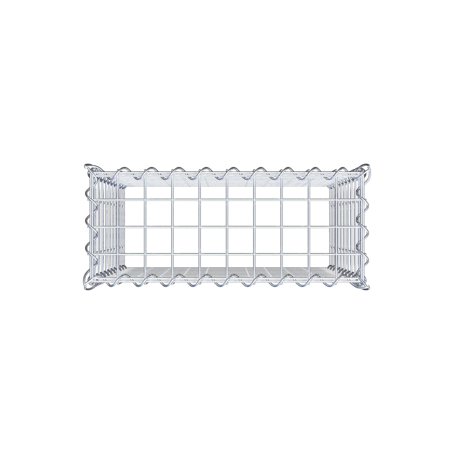Extra gabion typ 3 50 cm x 50 cm x 20 cm (L x H x D), maskstorlek 5 cm x 5 cm, spiral