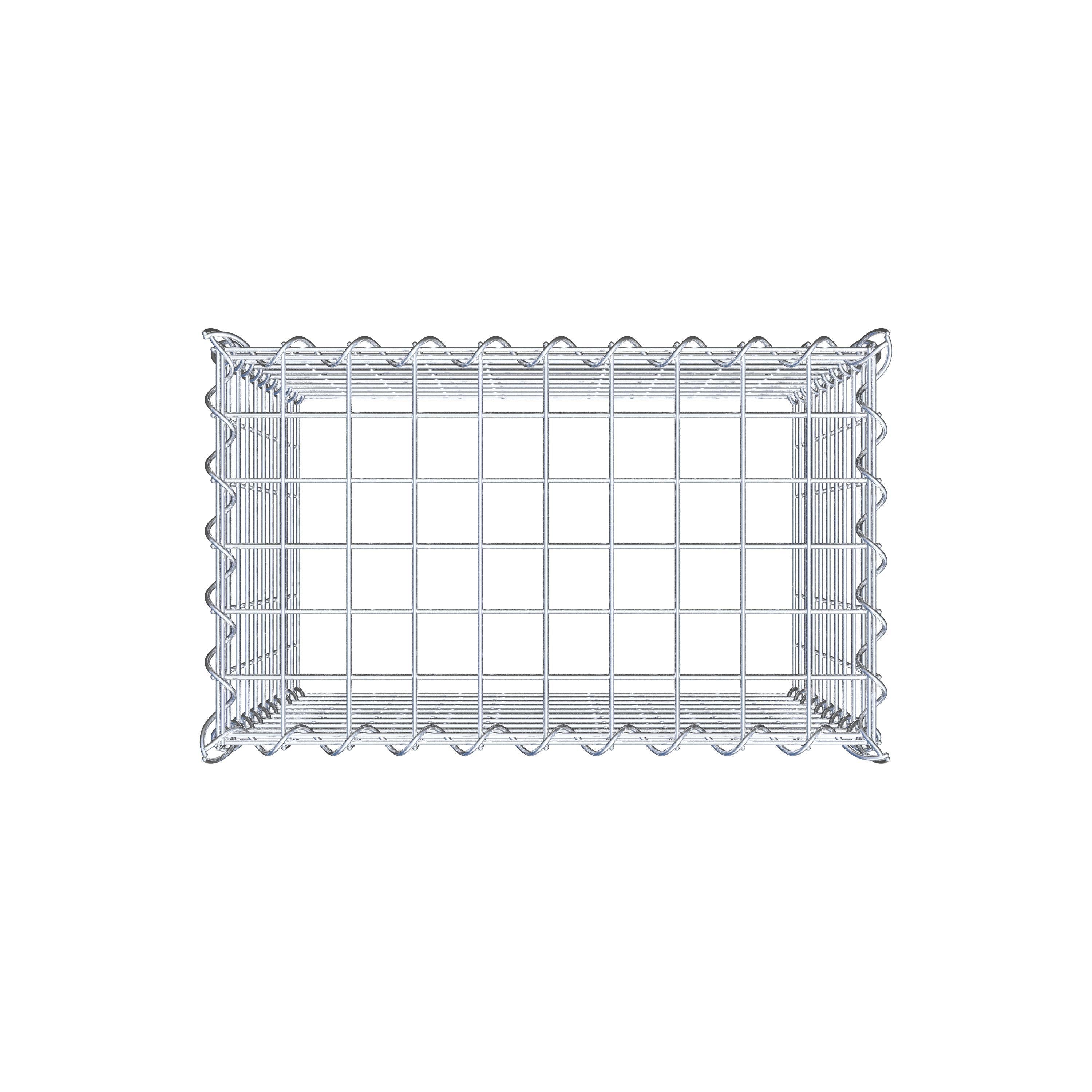 Grown-on gabion type 3 50 cm x 50 cm x 30 cm (L x H x D), mesh size 5 cm x 5 cm, spiral