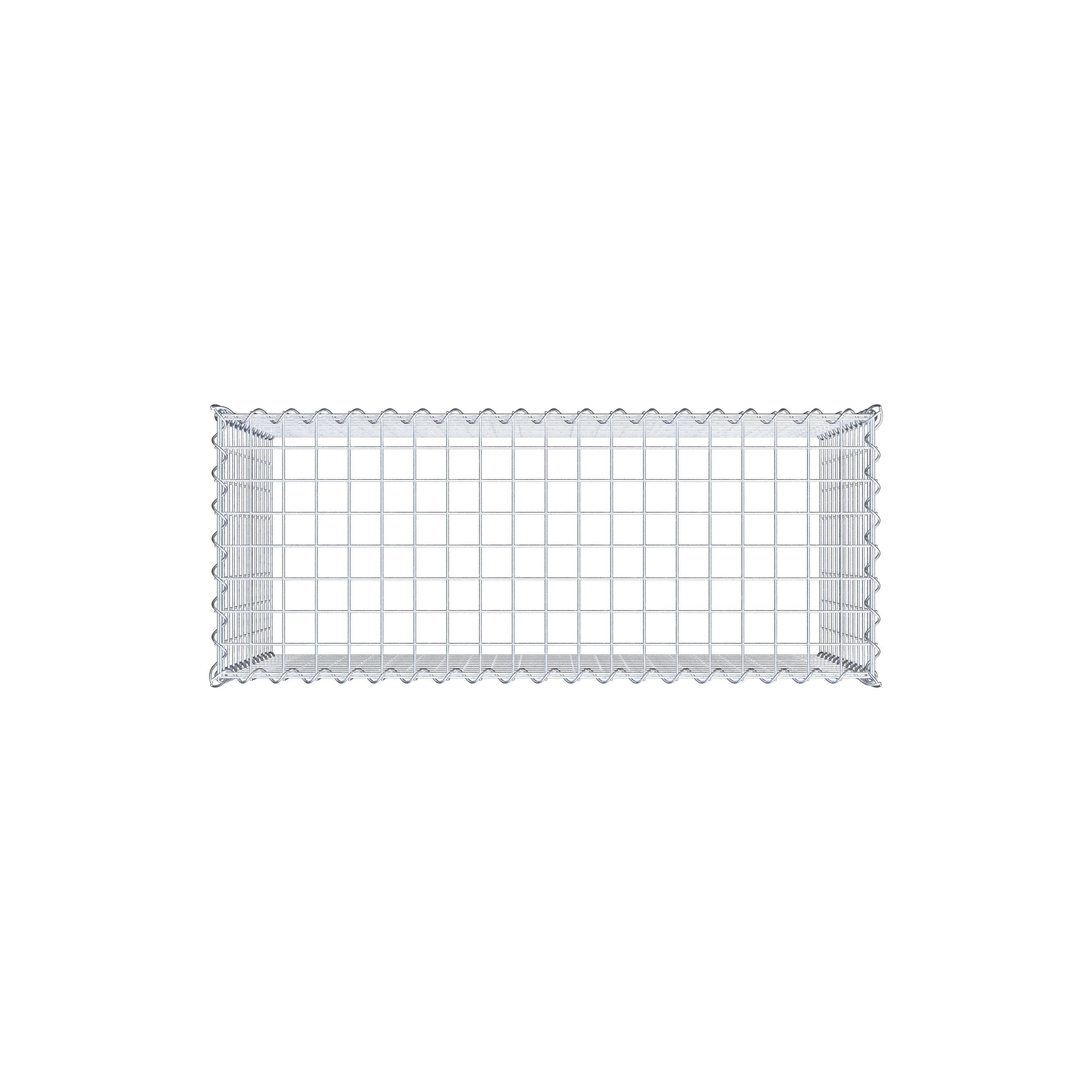 Extra gabion typ 3 100 cm x 60 cm x 40 cm (L x H x D), maskstorlek 5 cm x 5 cm, spiral