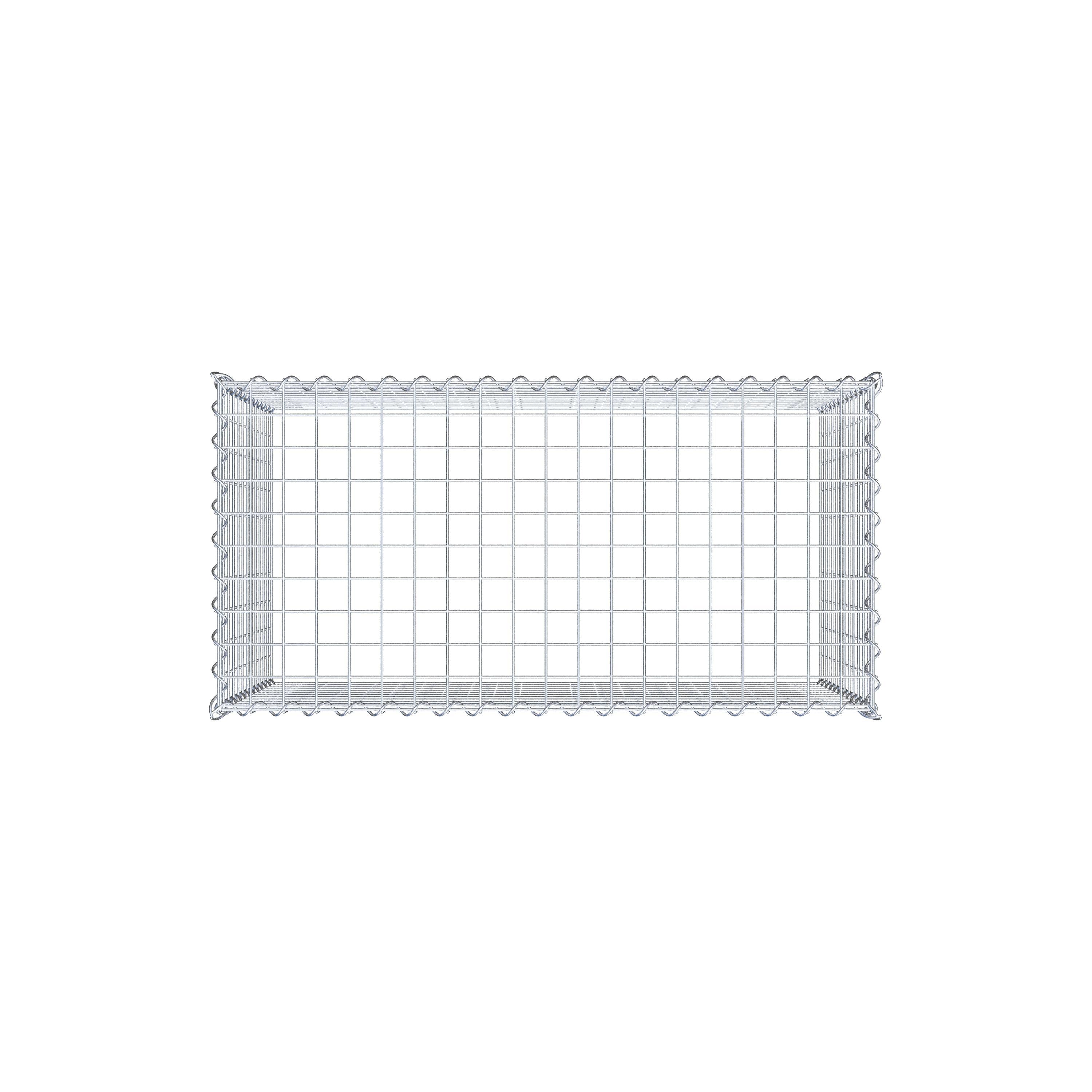 Grown-on gabion type 3 100 cm x 60 cm x 50 cm (L x H x D), mesh size 5 cm x 5 cm, spiral