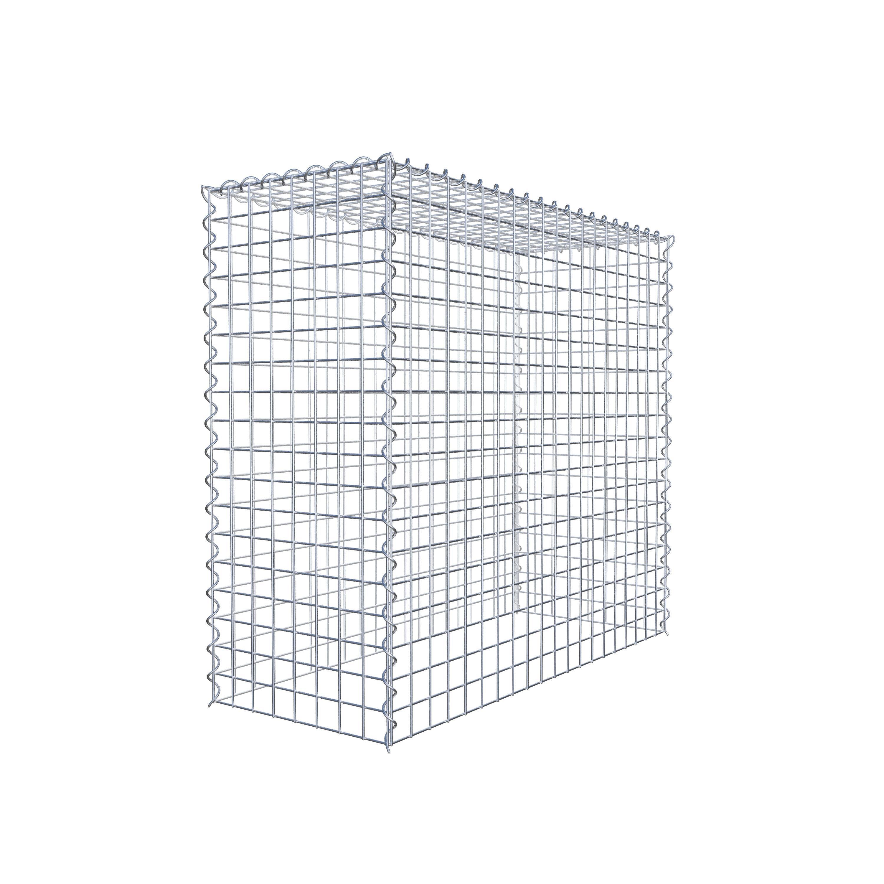 Gabion rapporté type 3 100 cm x 90 cm x 40 cm (L x H x P), mailles 5 cm x 5 cm, spirale