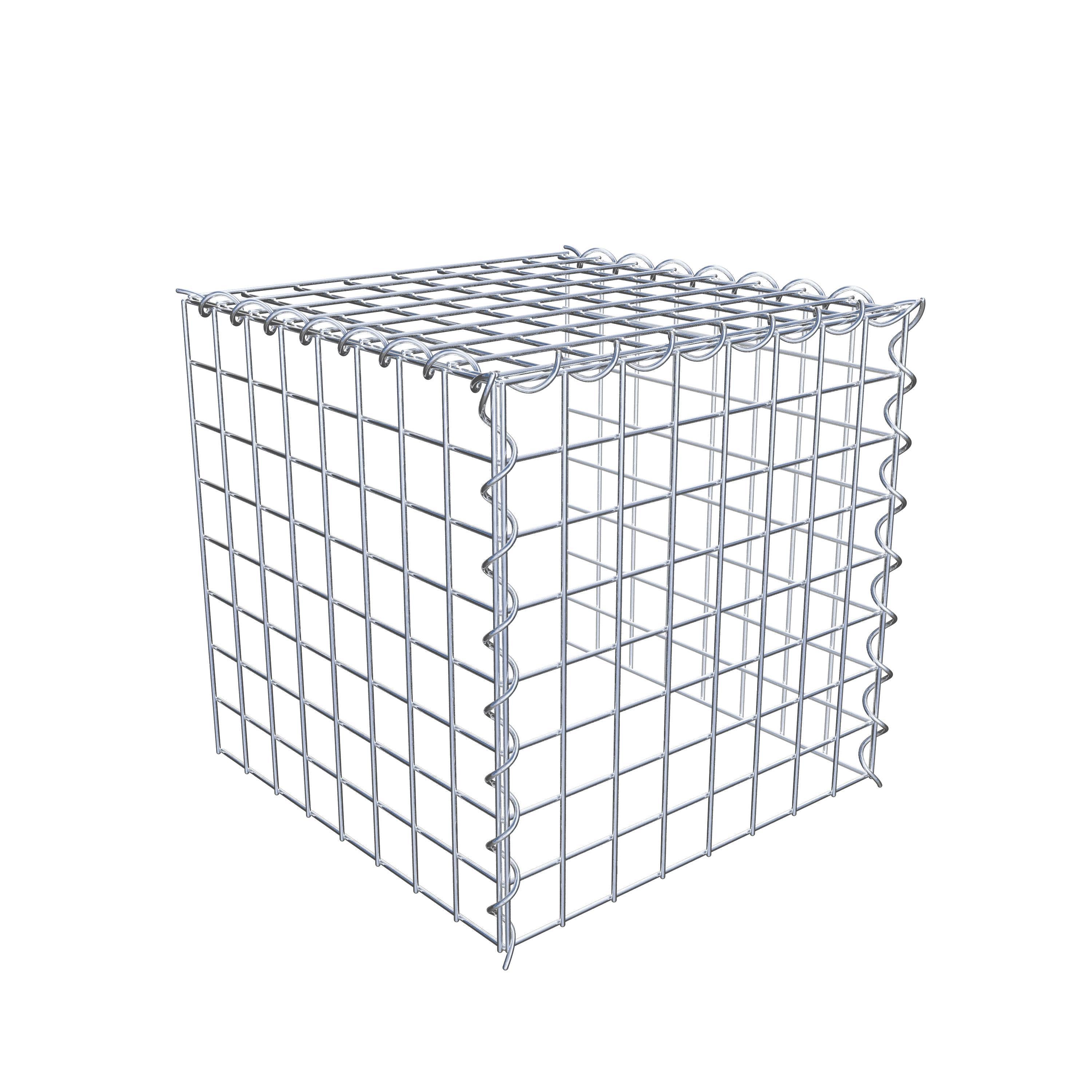 Add-on schanskorf type 4 40 cm x 40 cm x 40 cm (L x H x D), maaswijdte 5 cm x 5 cm, spiraalvormig