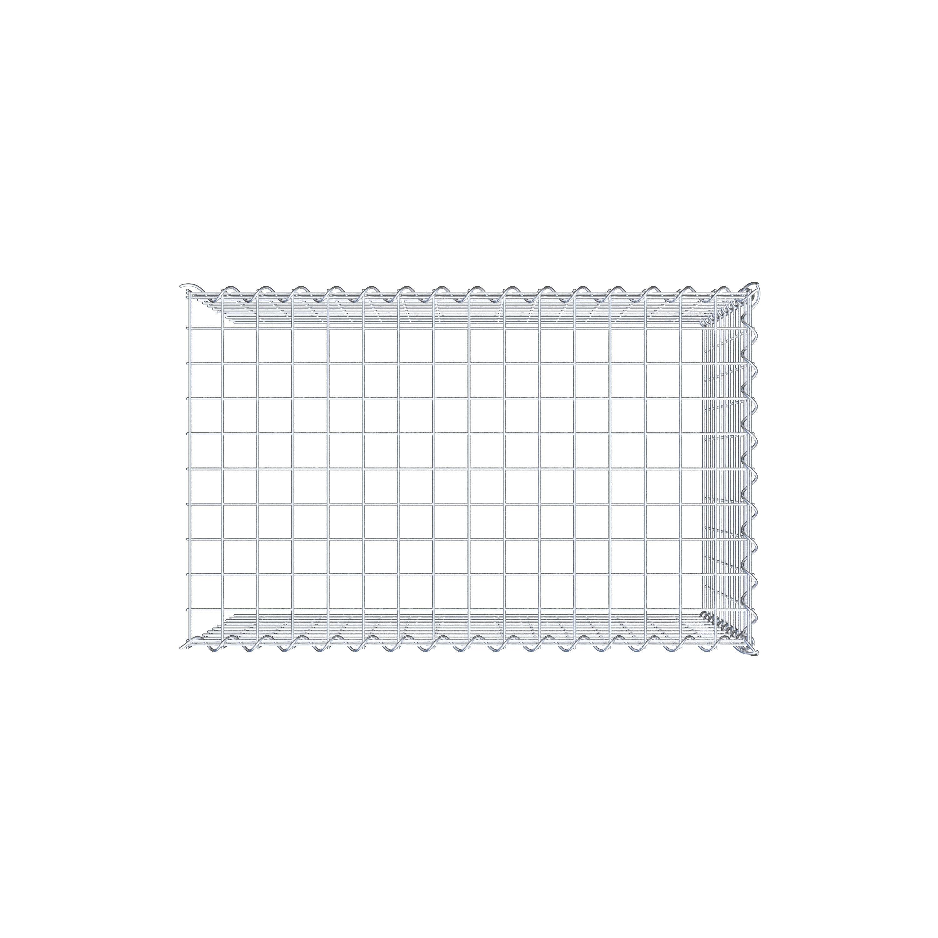 Fourche rapportée type 4 80 cm x 50 cm x 50 cm (L x H x P), mailles 5 cm x 5 cm, spirale