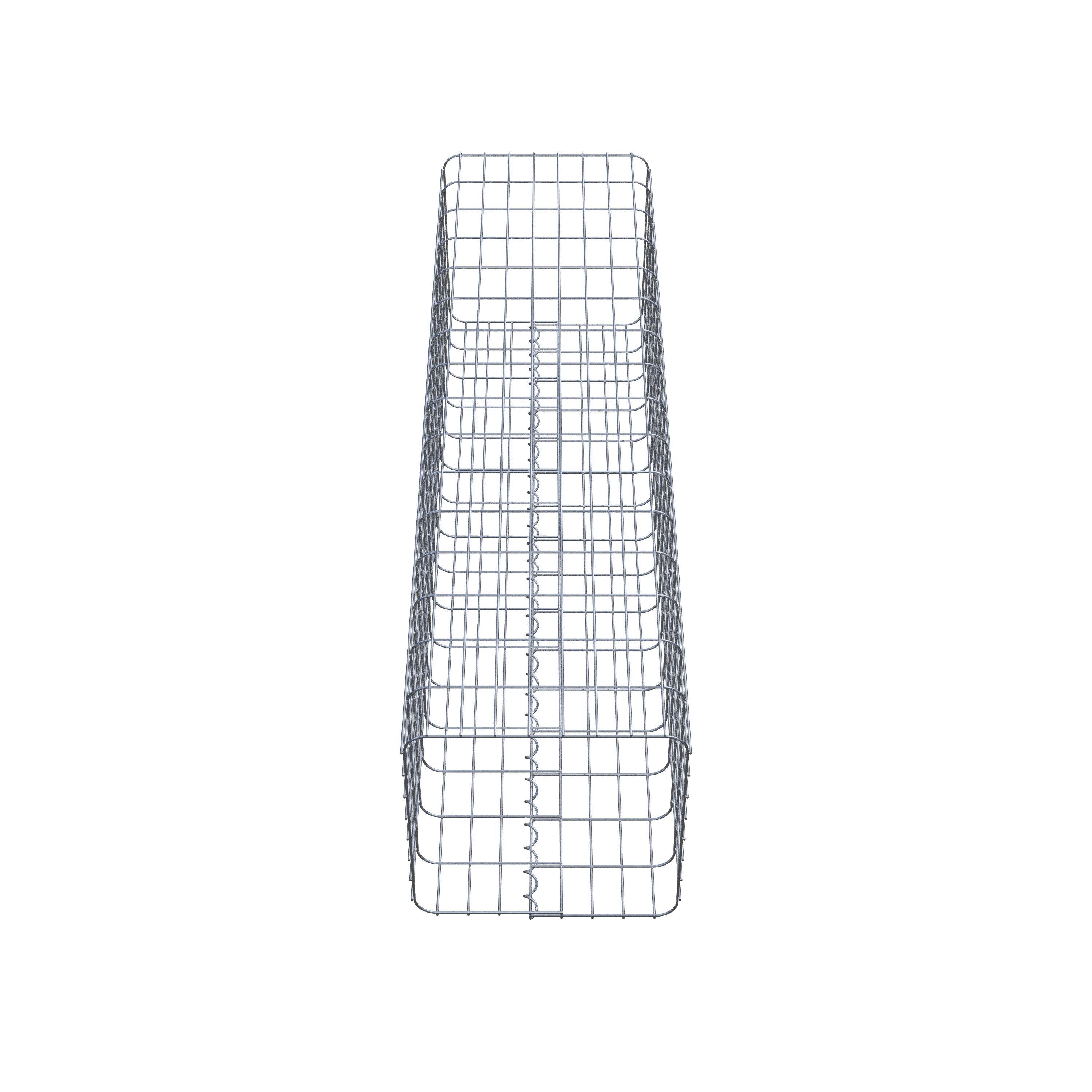 Gabion column square 42 cm x 42 cm, 160 cm height, MW 5 cm x 10 cm
