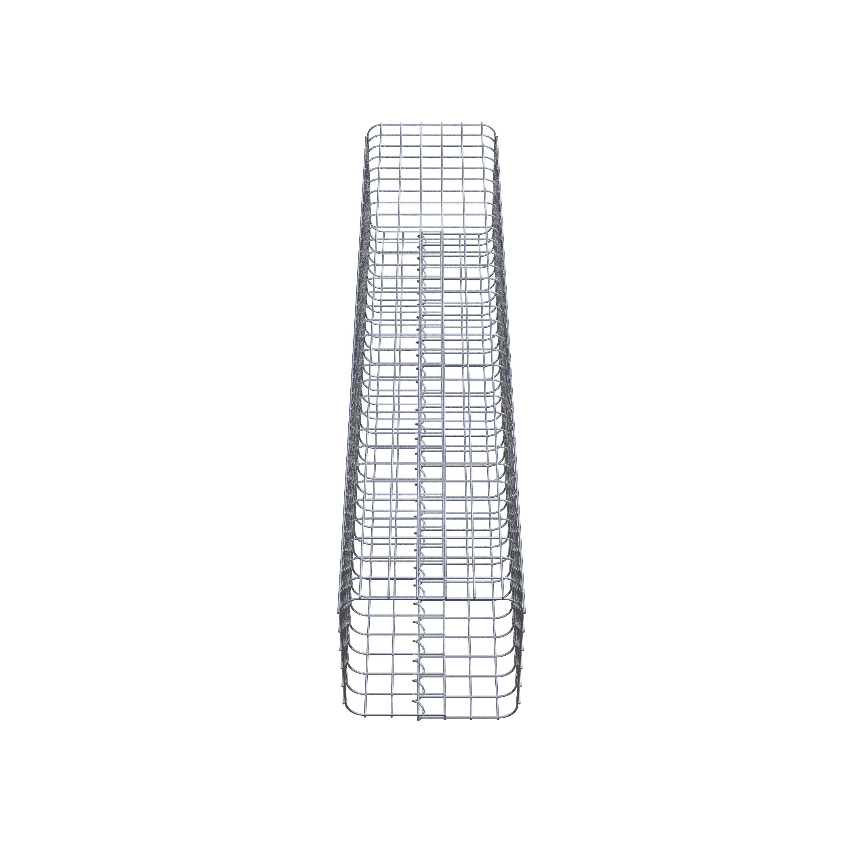 Columna de gaviones 32 x 32 cm MW 5 x 5 cm cuadrado
