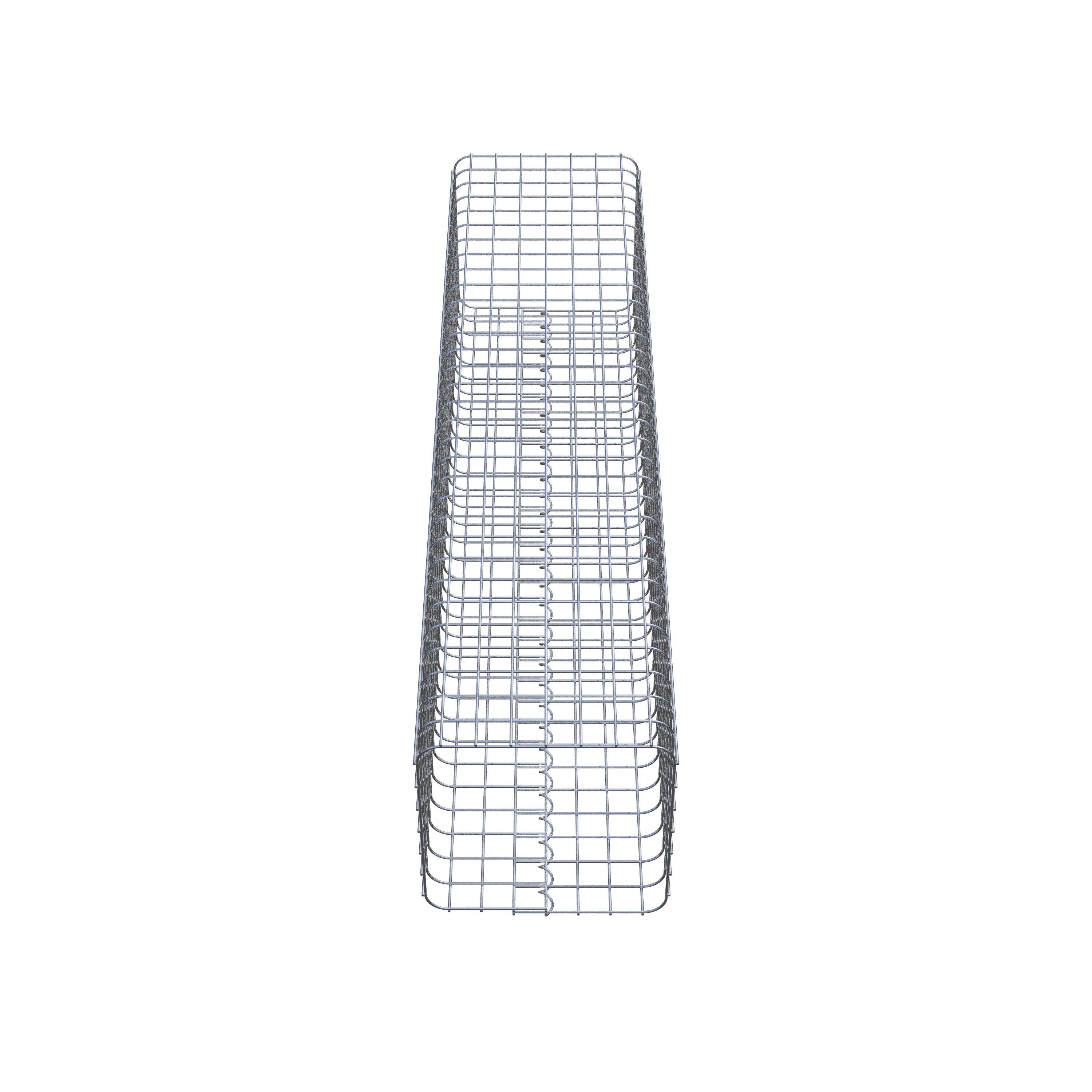 Gabion column square 37 cm x 37 cm, 160 cm height, MW 5 cm x 5 cm