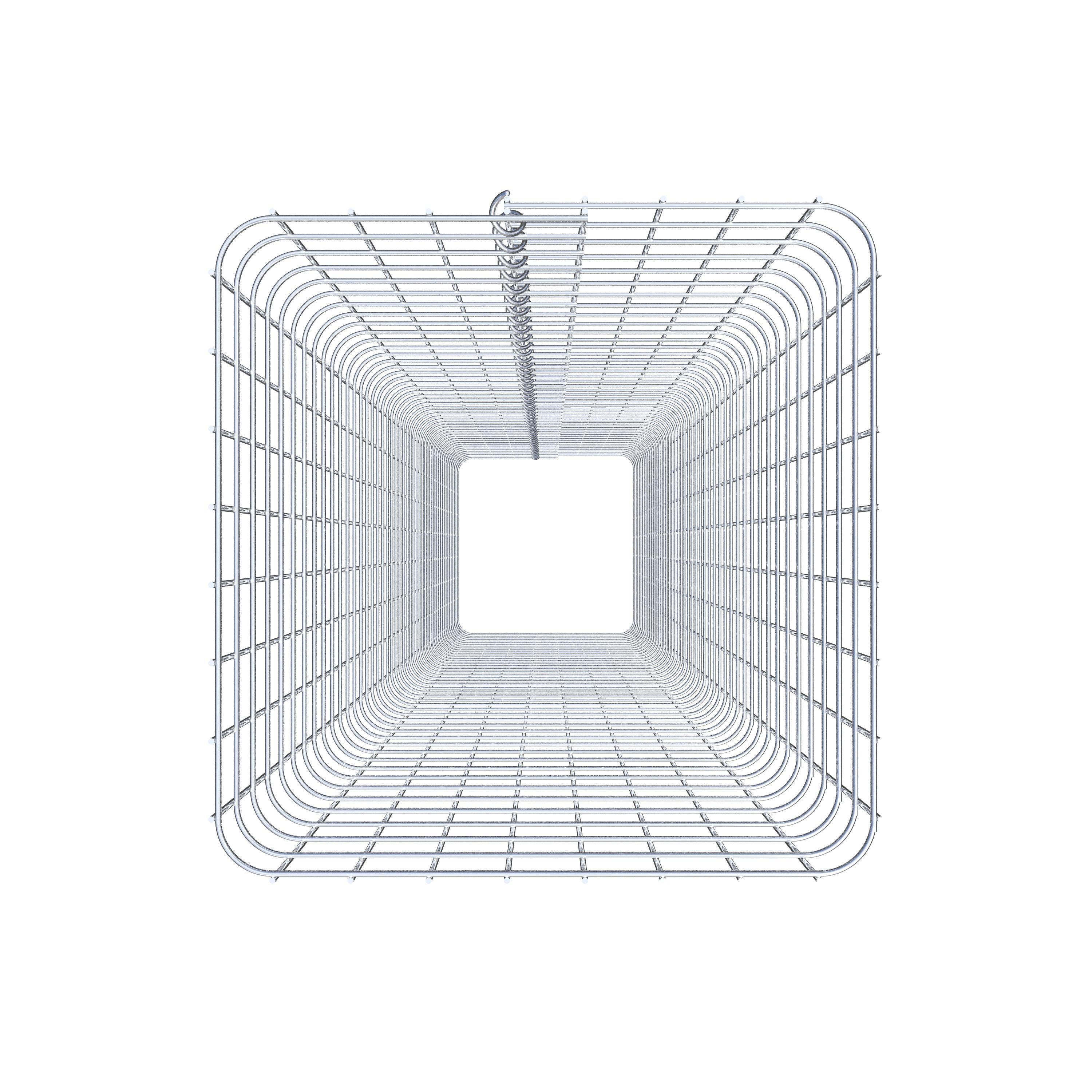 Gabionsøjle firkantet 42 cm x 42 cm, 230 cm højde, MW 5 cm x 5 cm