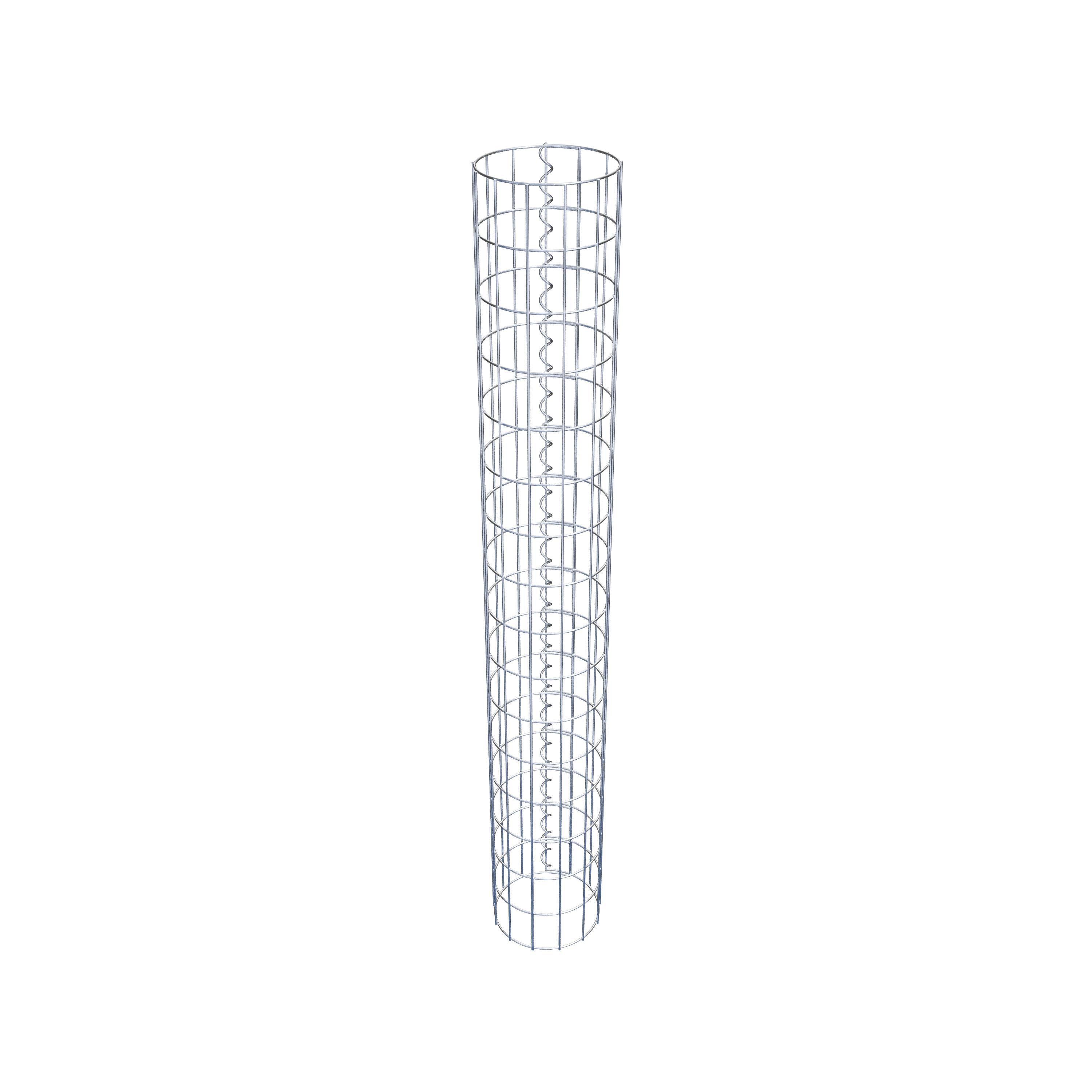 Columna de gaviones diámetro 22 cm, MW 5 x 10 cm redonda