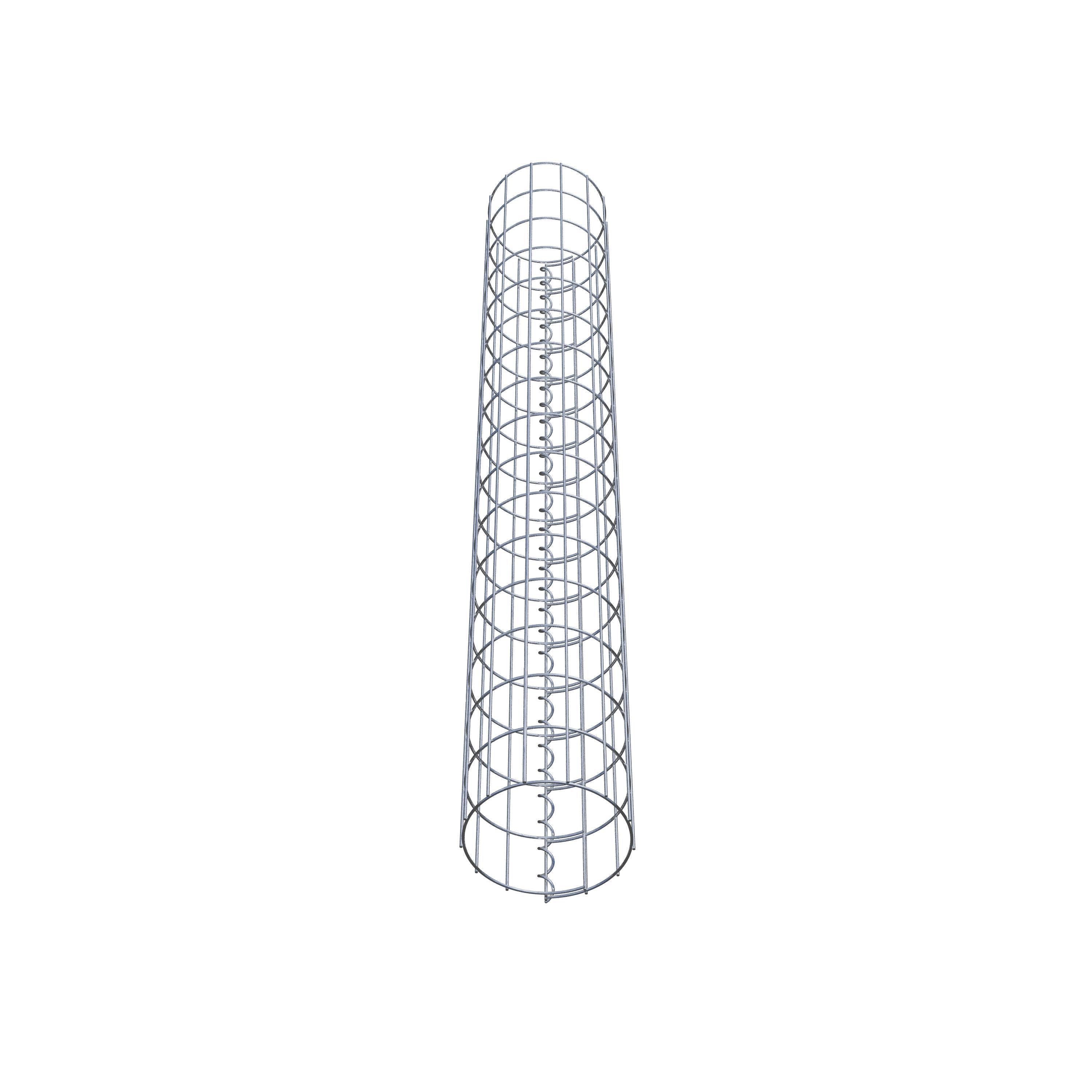 Columna de gaviones diámetro 22 cm, MW 5 x 10 cm redonda