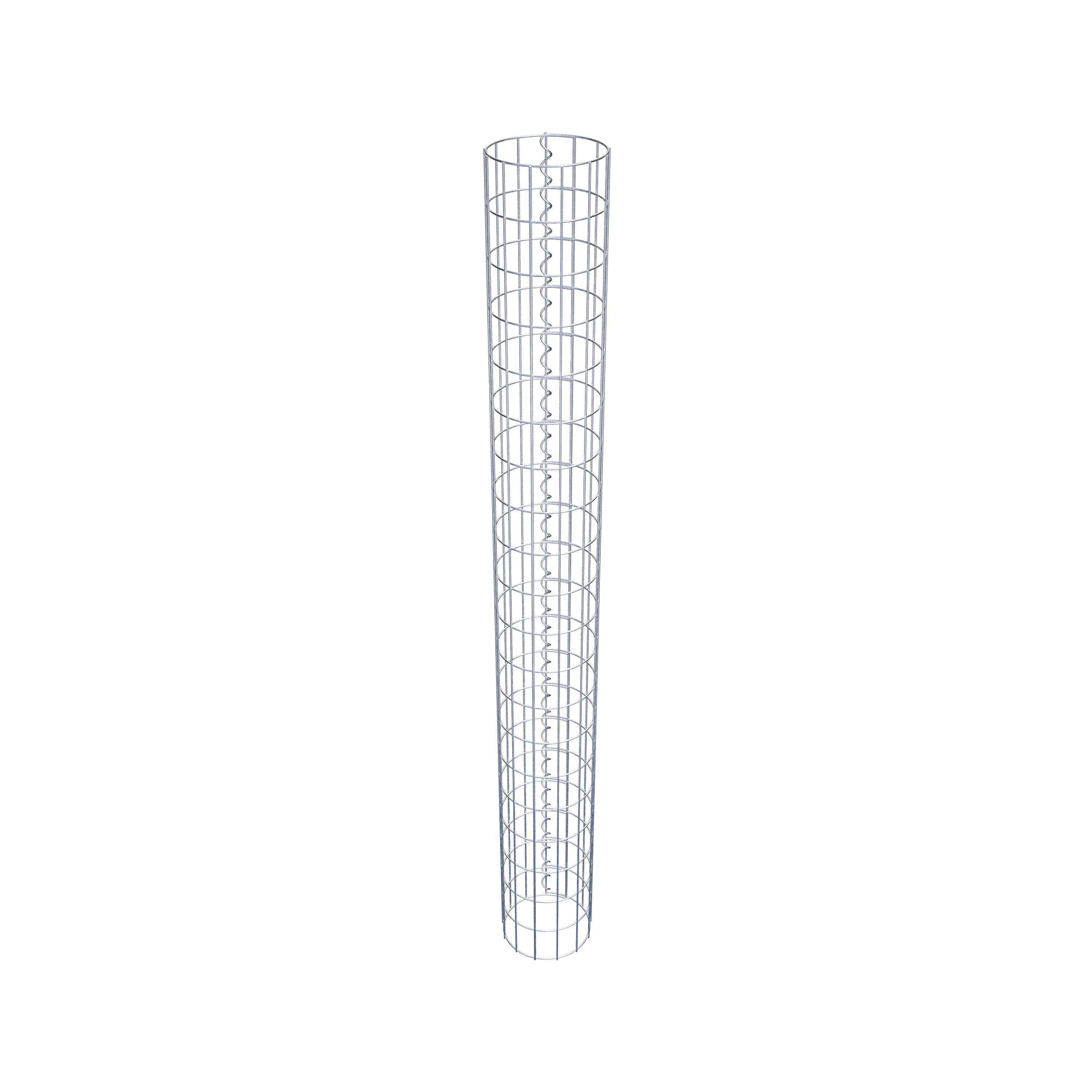 Columna de gaviones diámetro 22 cm, MW 5 x 10 cm redonda