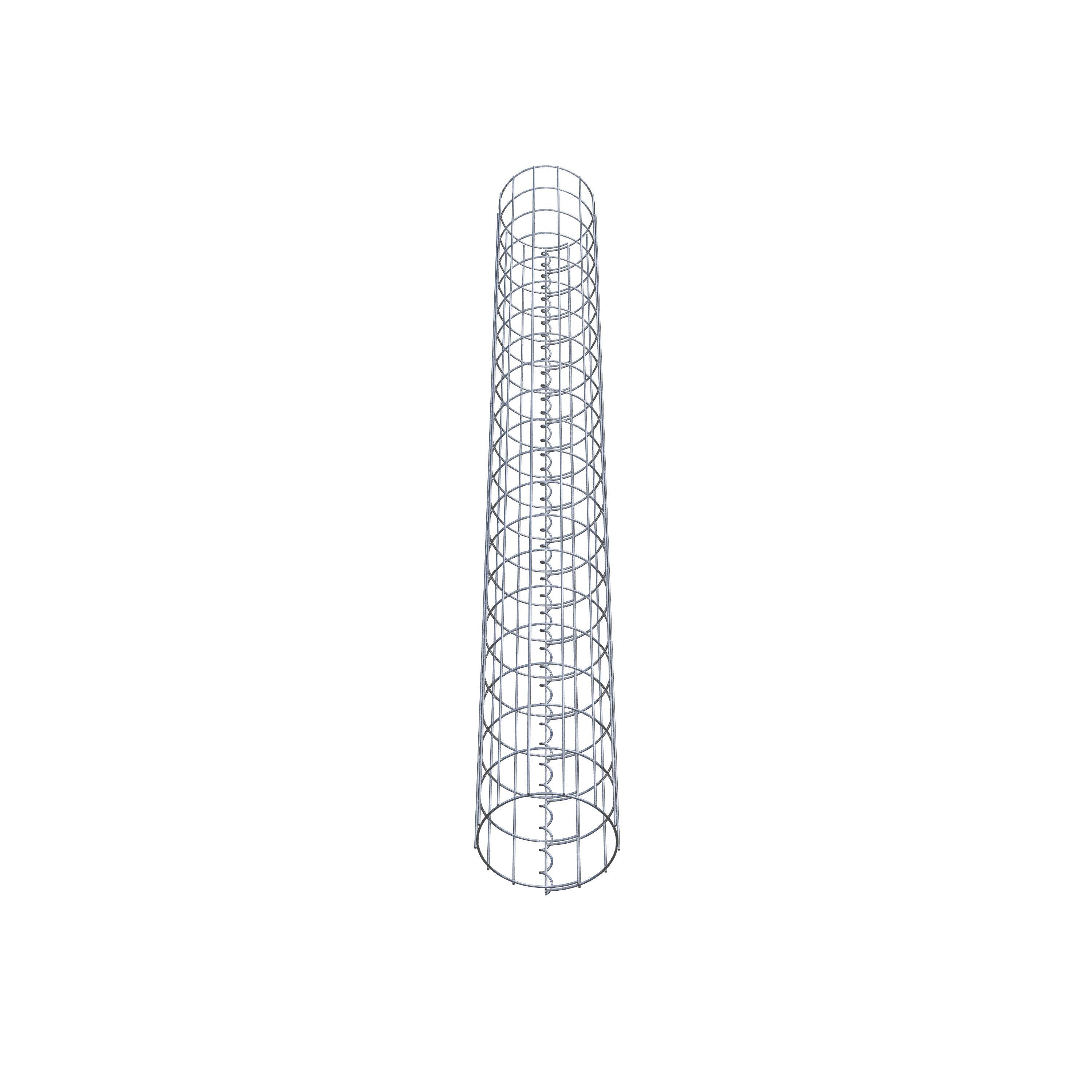 Columna de gaviones diámetro 22 cm, MW 5 x 10 cm redonda