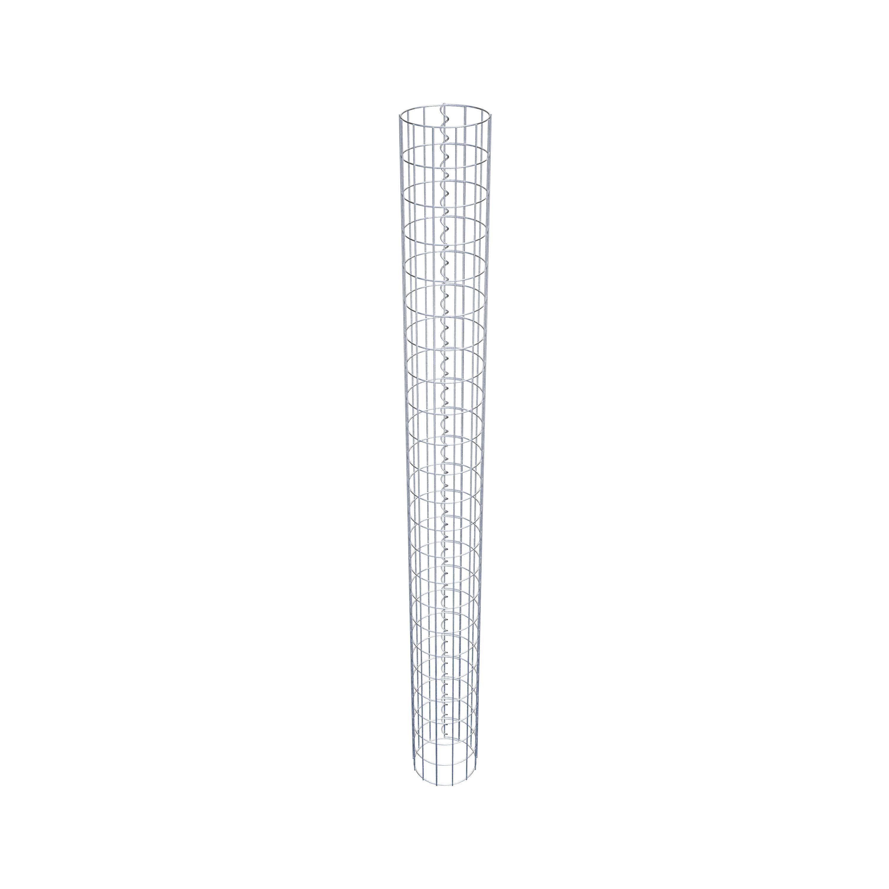 Columna de gaviones diámetro 22 cm, MW 5 x 10 cm redonda