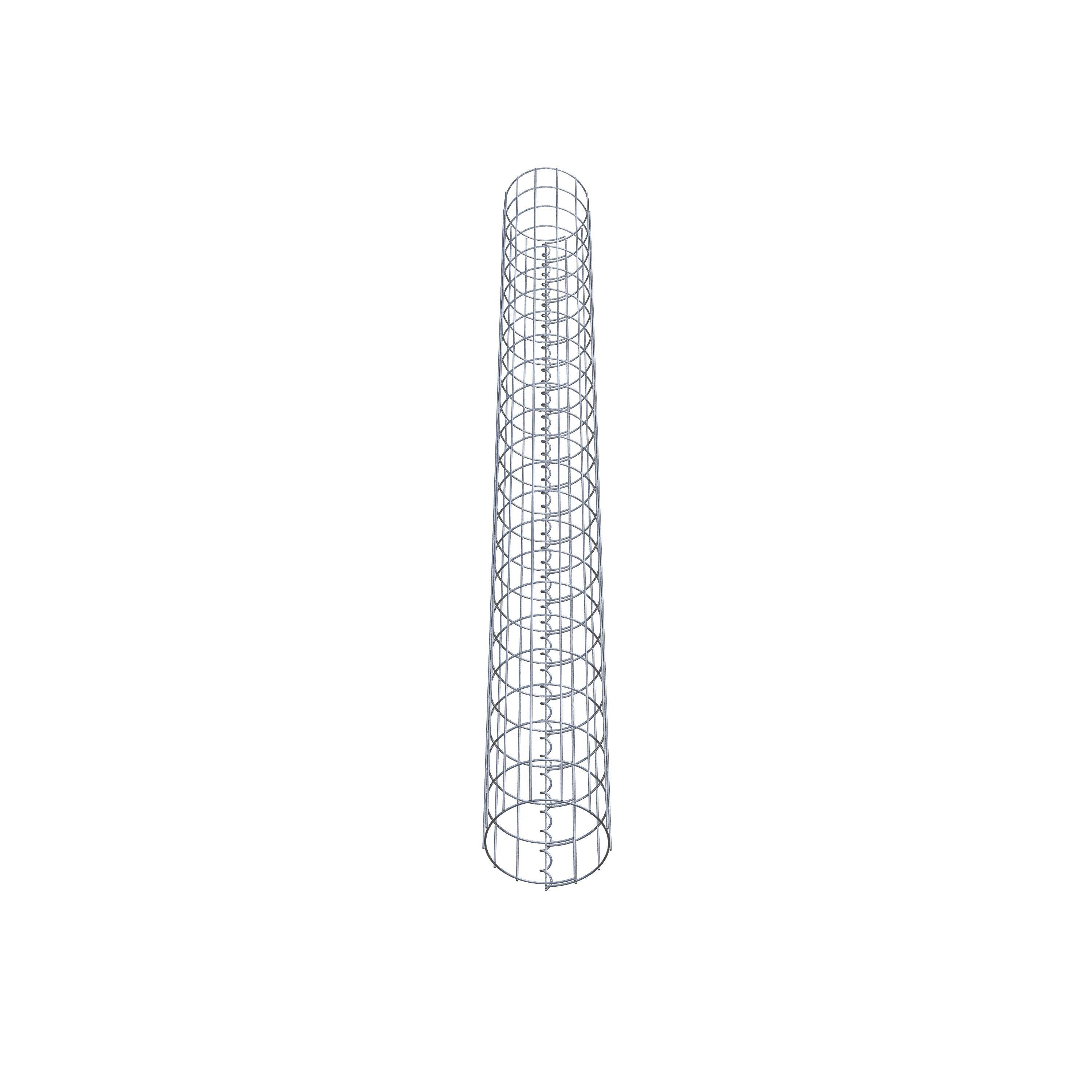 Columna de gaviones diámetro 22 cm, MW 5 x 10 cm redonda