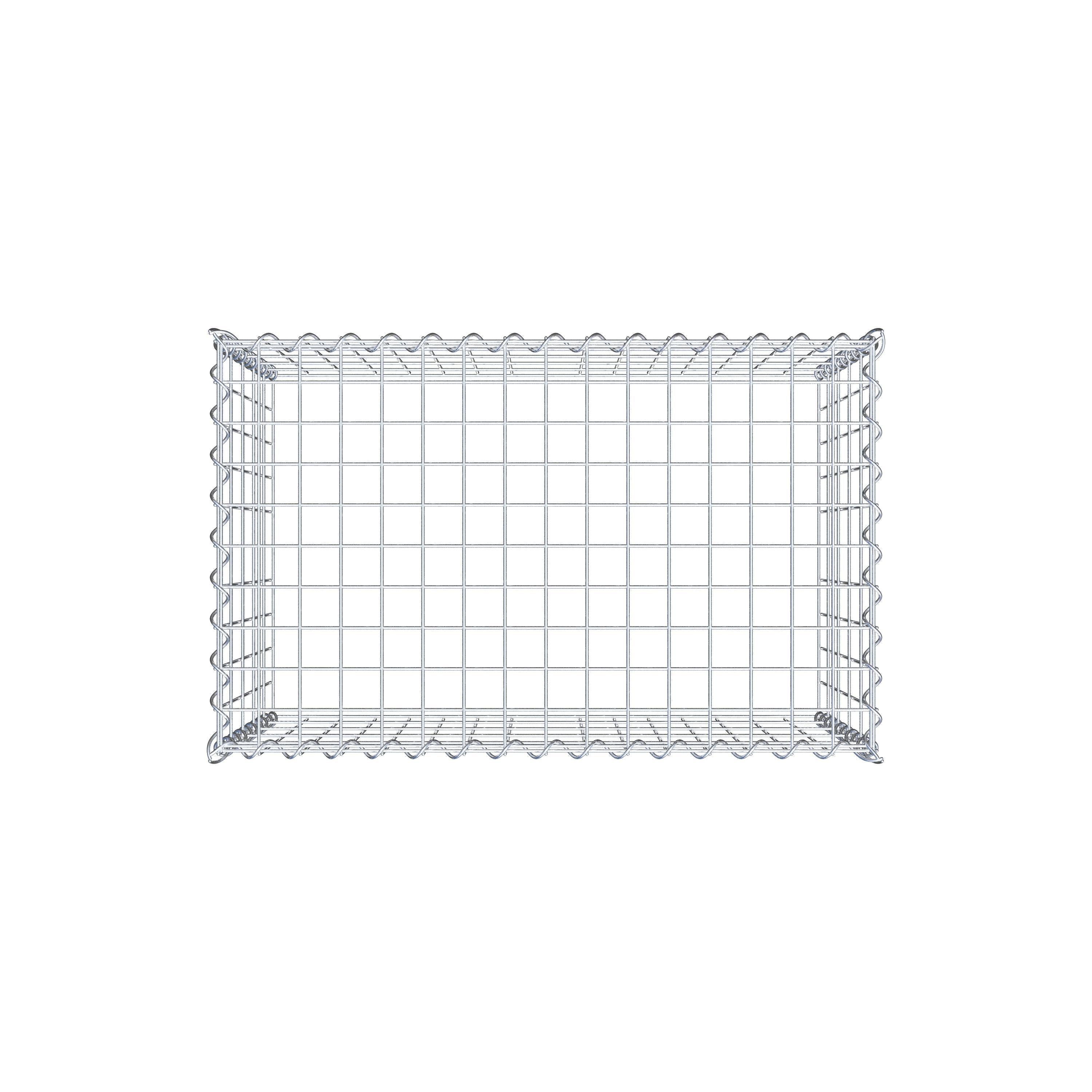 Påväxt gabion typ 3 80 cm x 50 cm x 50 cm (L x H x D), maskstorlek 5 cm x 10 cm, spiral