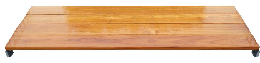 Support de banc long TEAK 115 cm