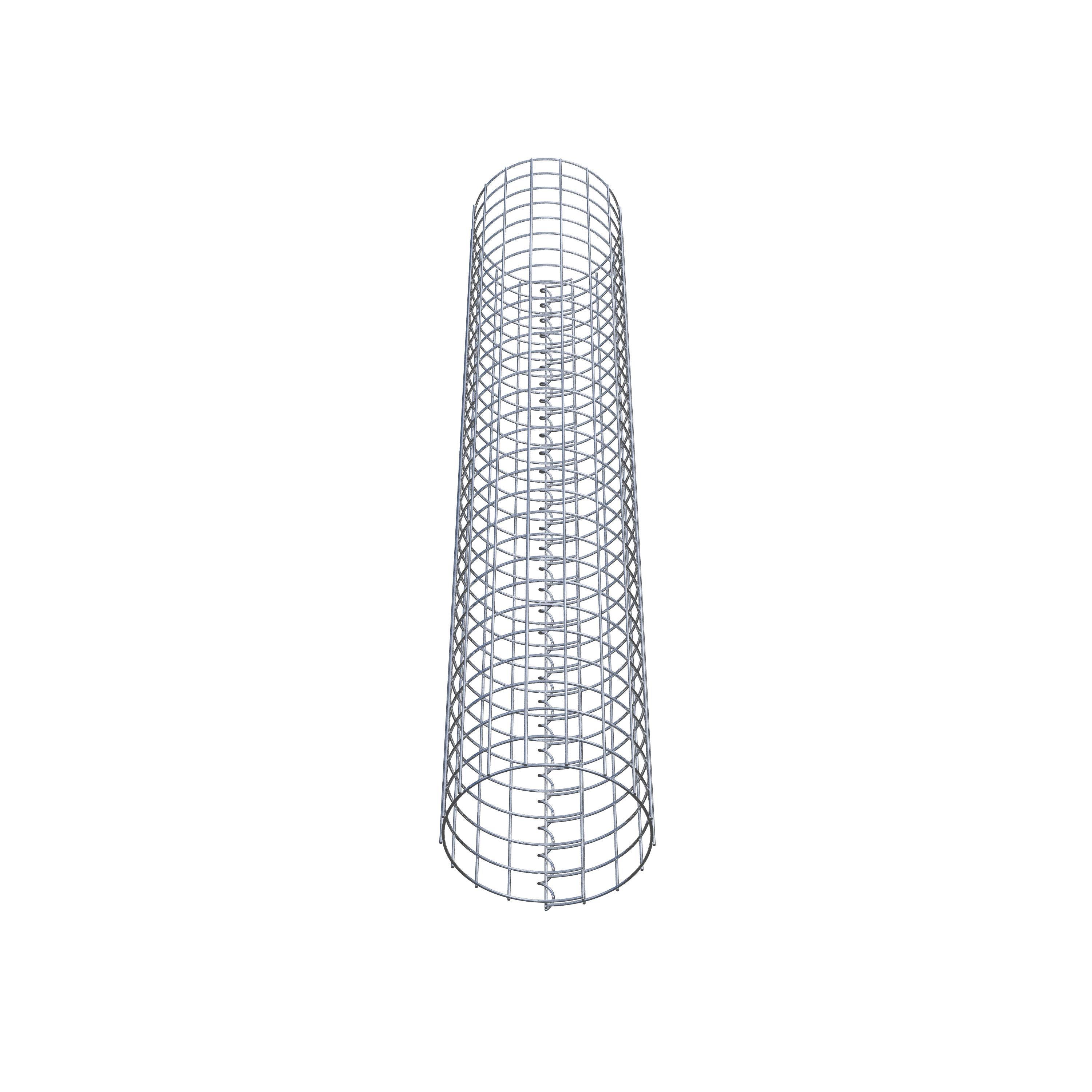 Columna de gaviones diámetro 27 cm MW 5 x 5 cm redonda
