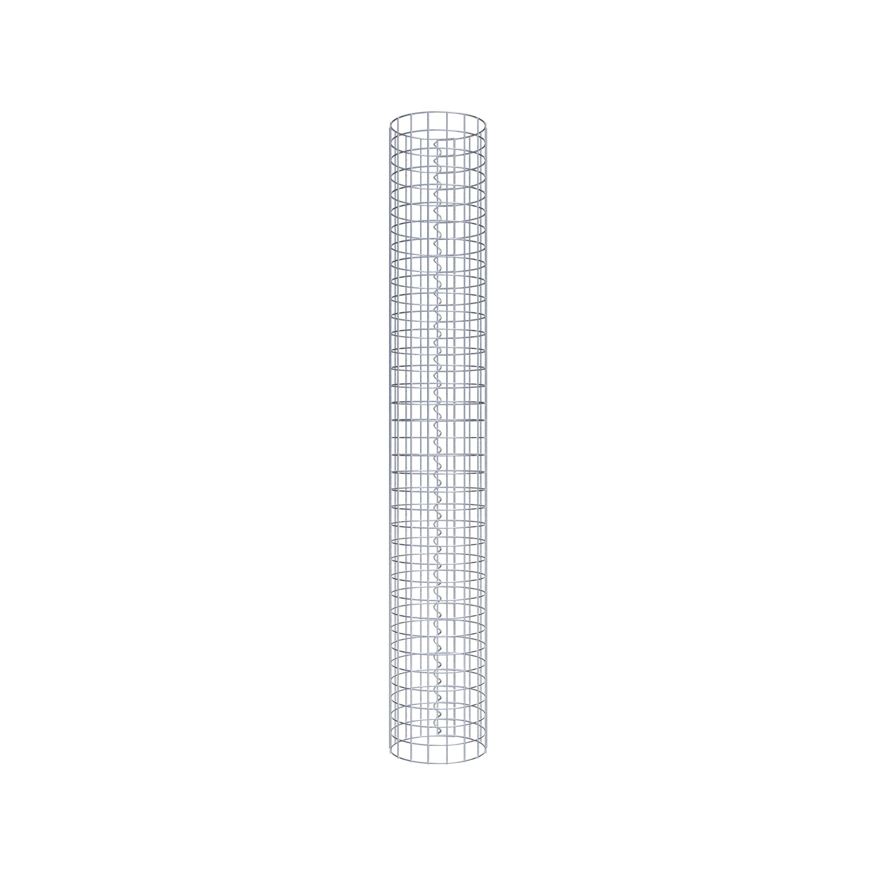 Columna de gaviones diámetro 27 cm MW 5 x 5 cm redonda