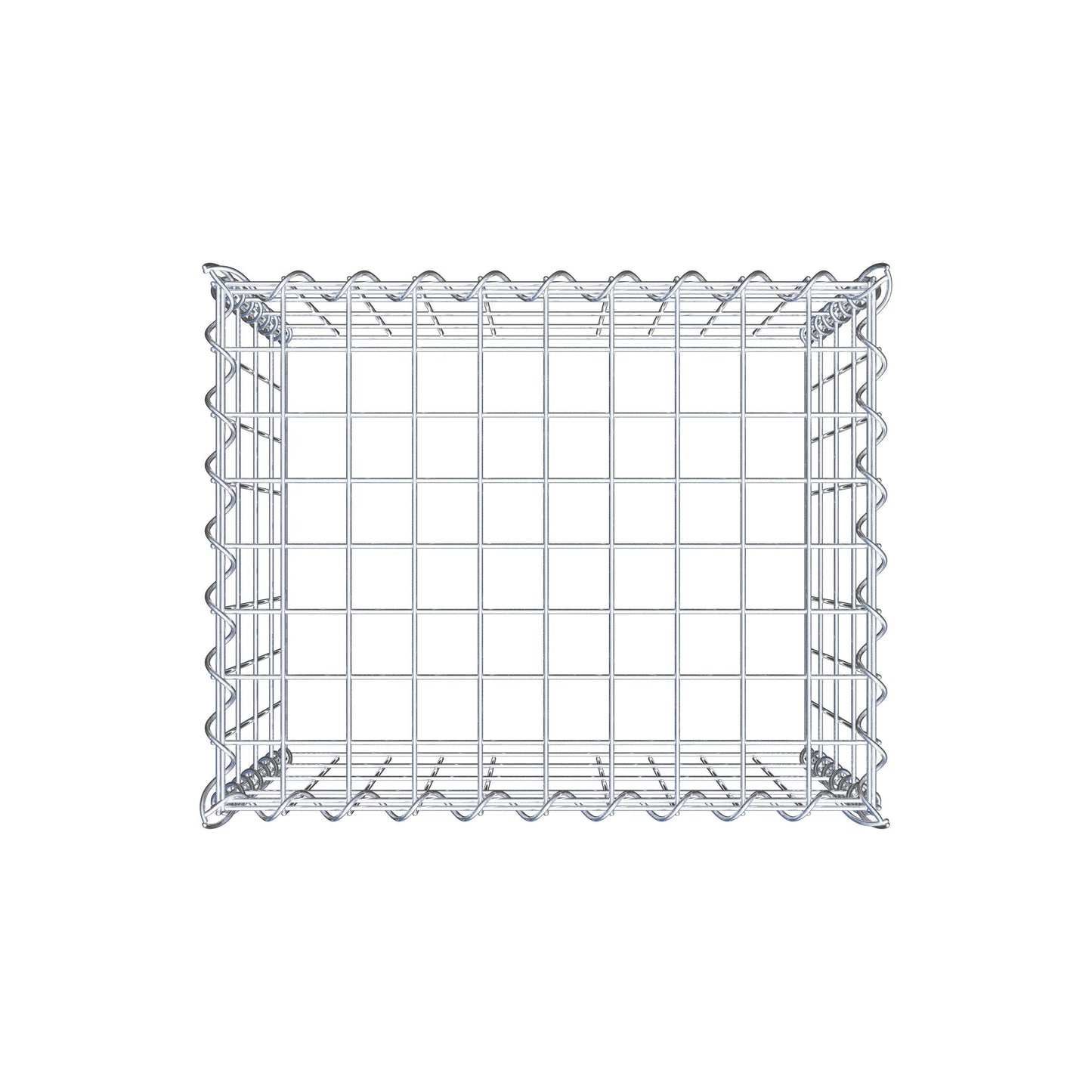 Add-on schanskorf type 3 50 cm x 40 cm x 40 cm (L x H x D), maaswijdte 5 cm x 10 cm, spiraalvormig