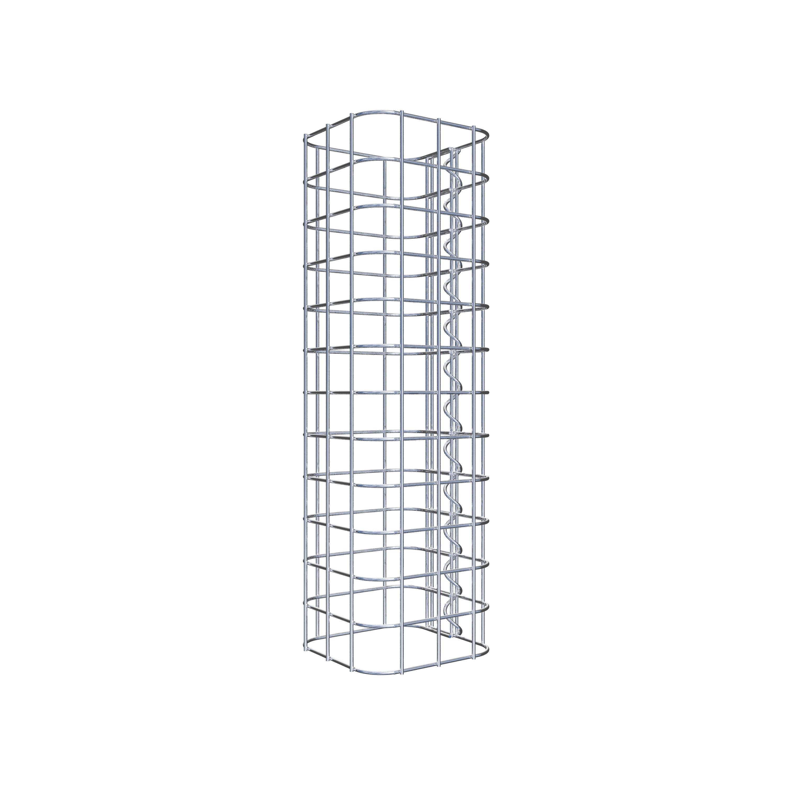 Columna de gaviones 17 x 17 cm, cuadrado MW 5 x 5 cm