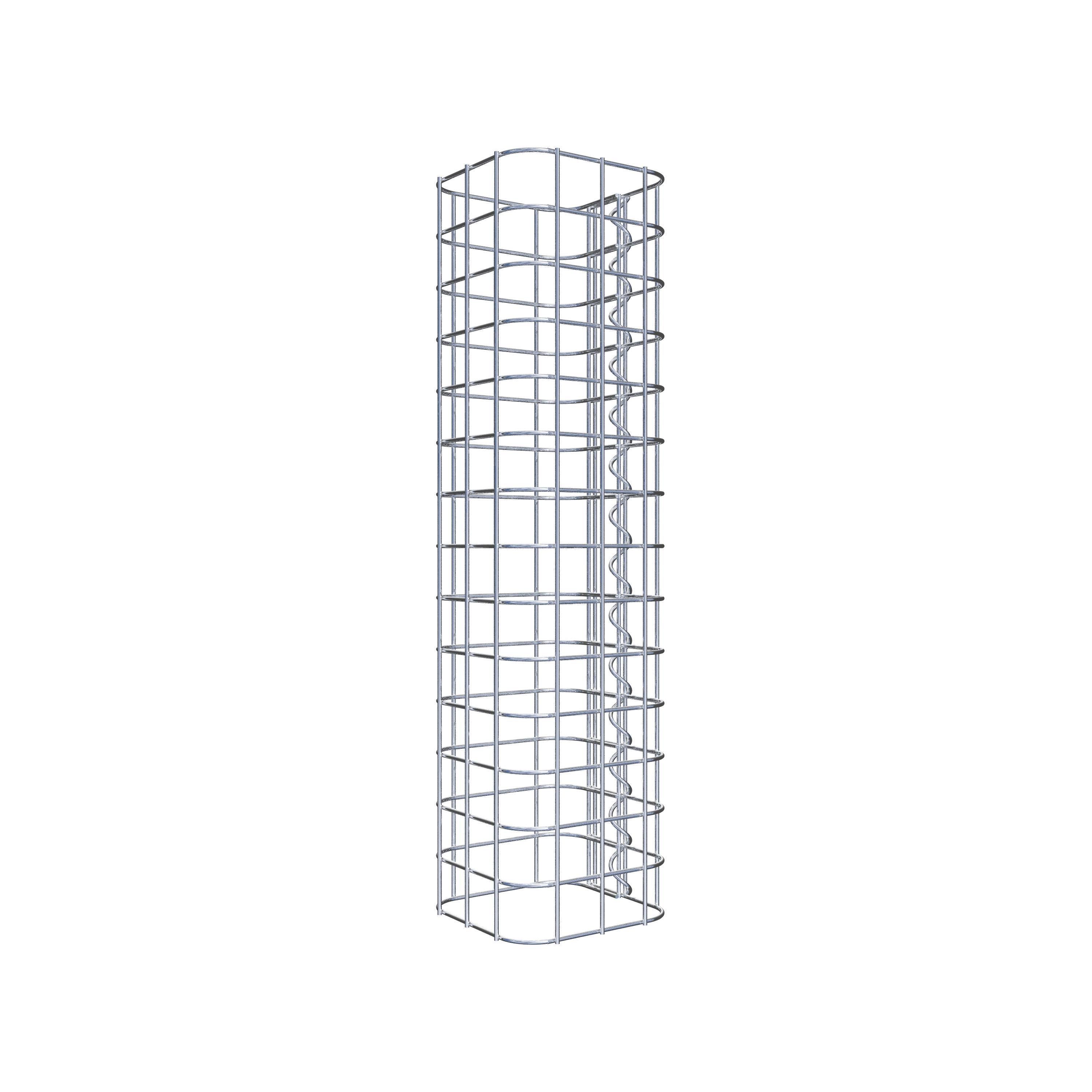 Columna de gaviones 17 x 17 cm, cuadrado MW 5 x 5 cm