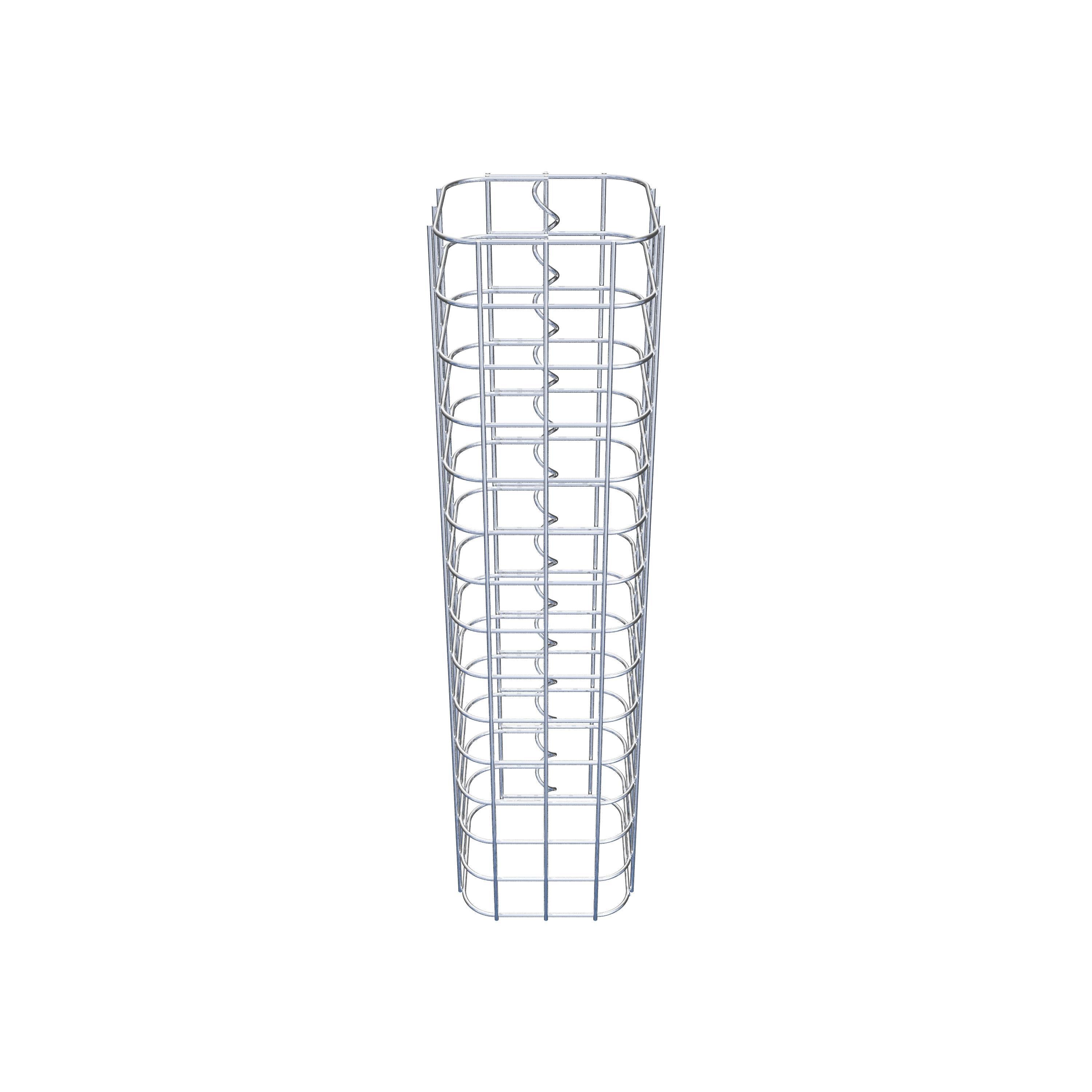 Columna de gaviones 17 x 17 cm, cuadrado MW 5 x 5 cm