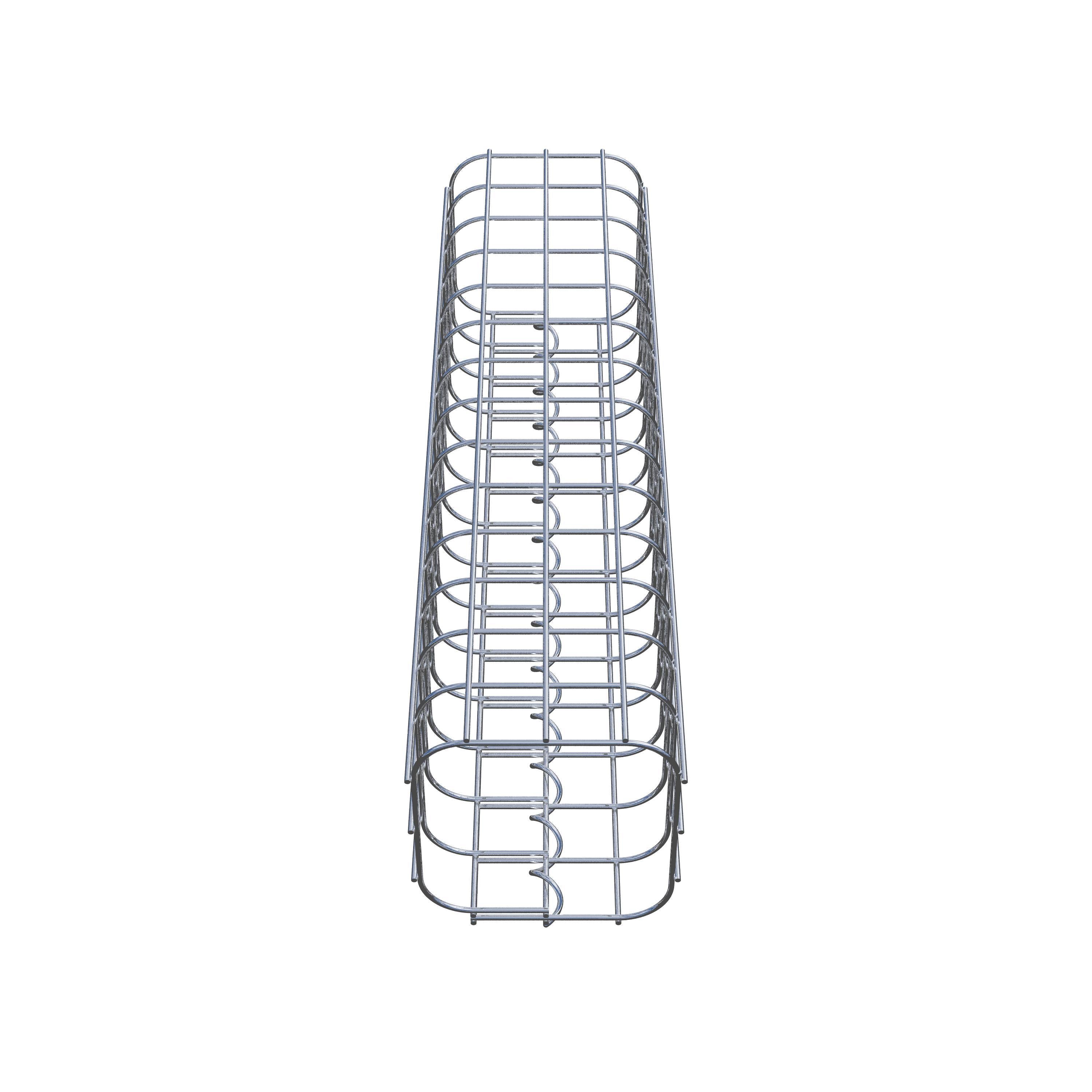 Columna de gaviones 17 x 17 cm, cuadrado MW 5 x 5 cm