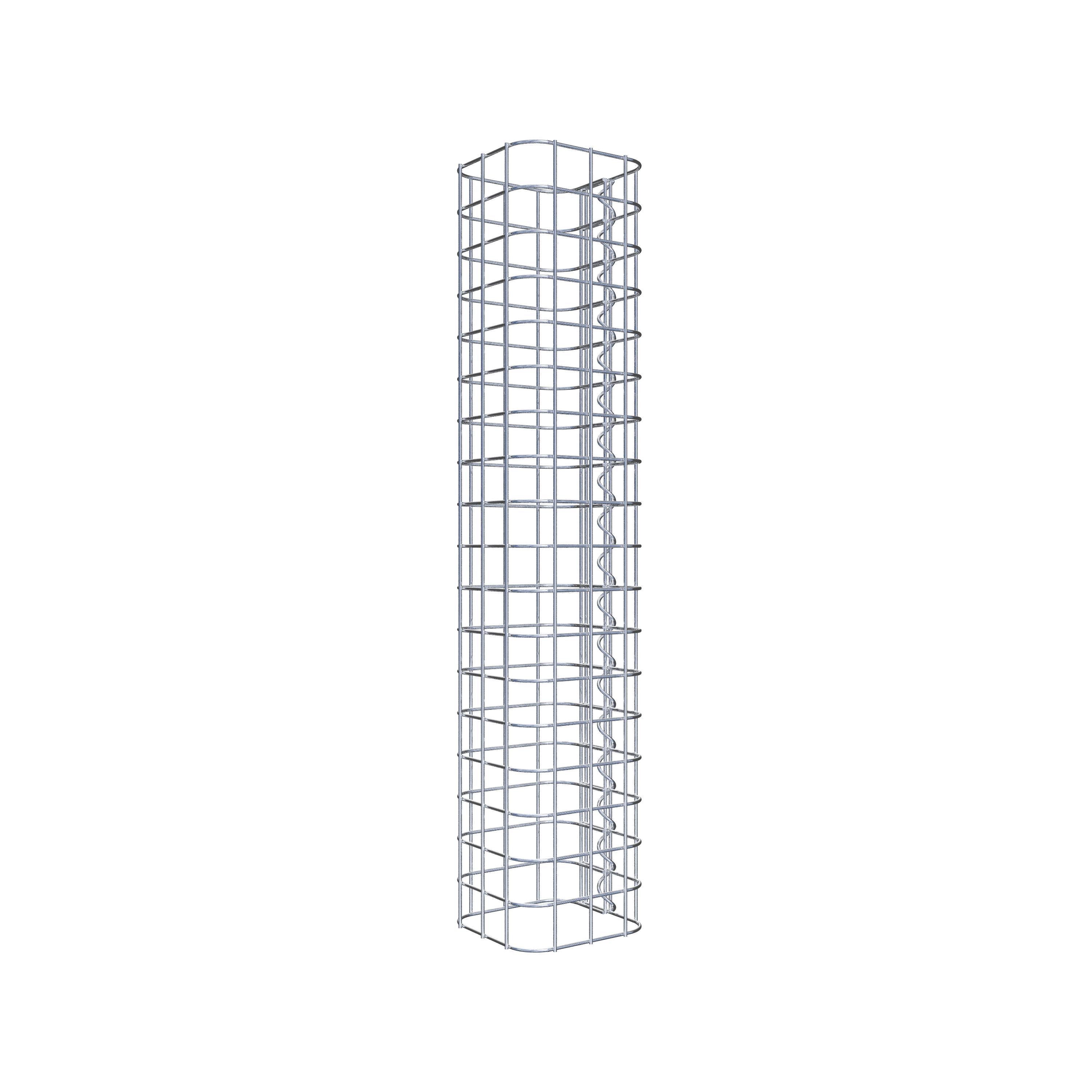 Columna de gaviones 17 x 17 cm, cuadrado MW 5 x 5 cm