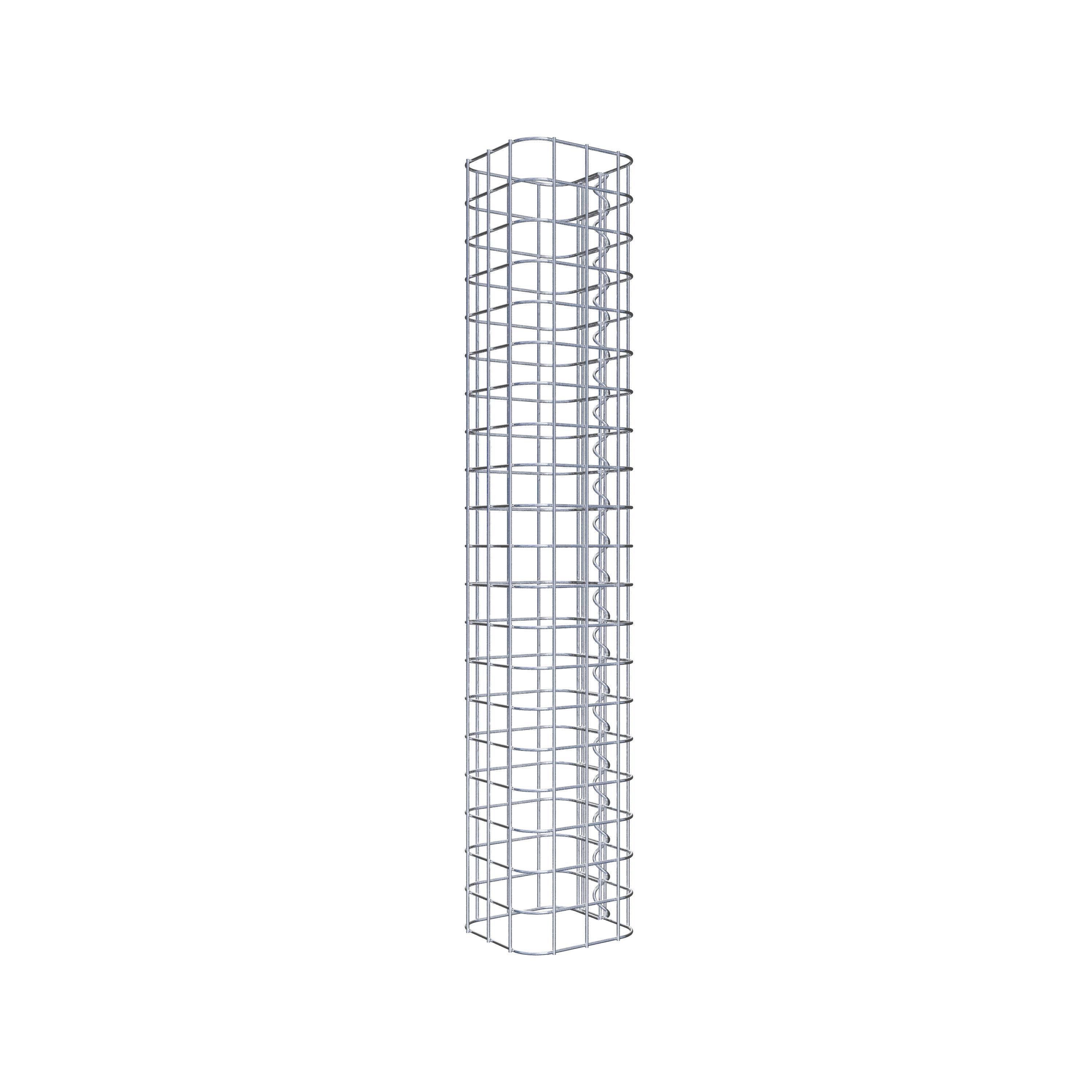 Columna de gaviones 17 x 17 cm, cuadrado MW 5 x 5 cm