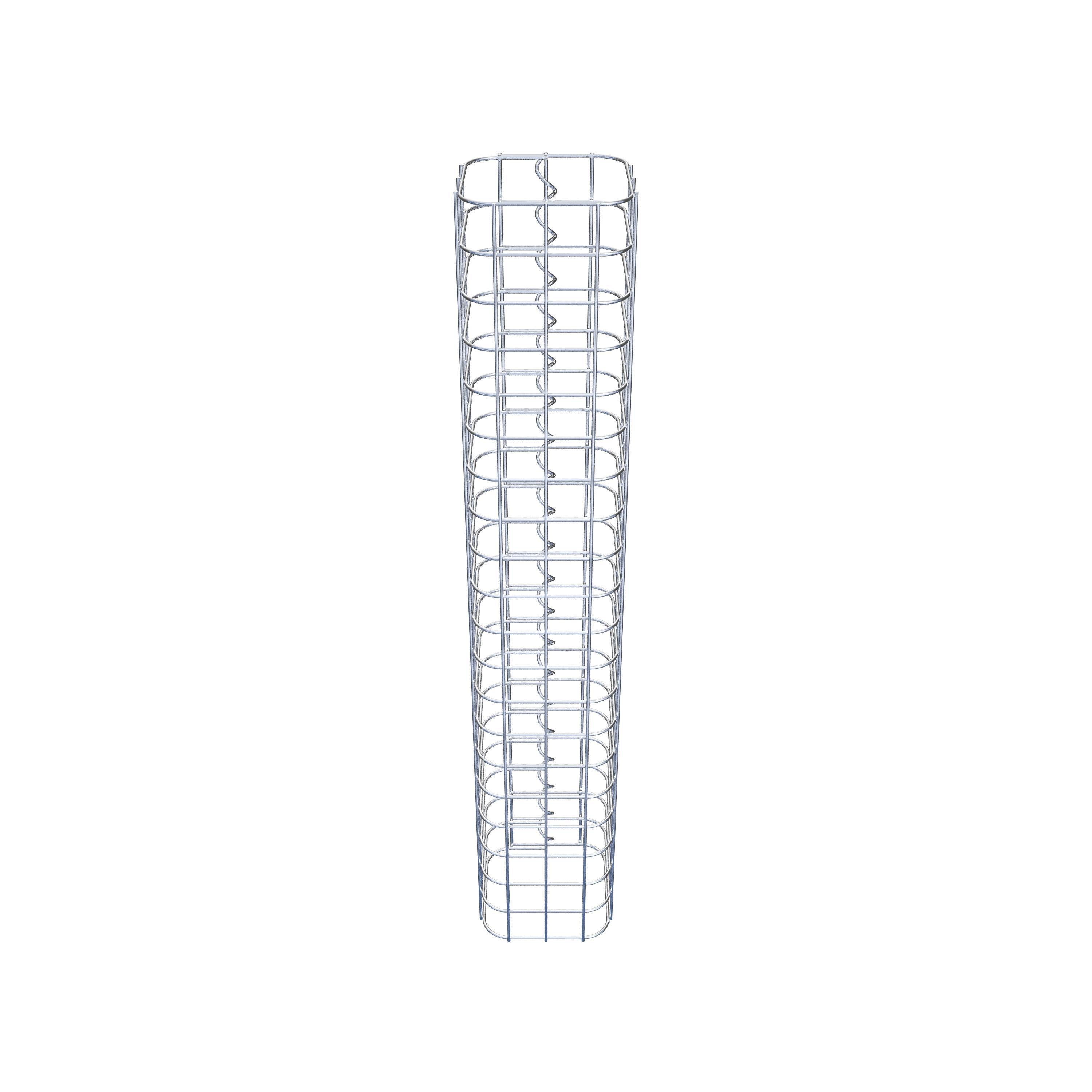 Columna de gaviones 17 x 17 cm, cuadrado MW 5 x 5 cm