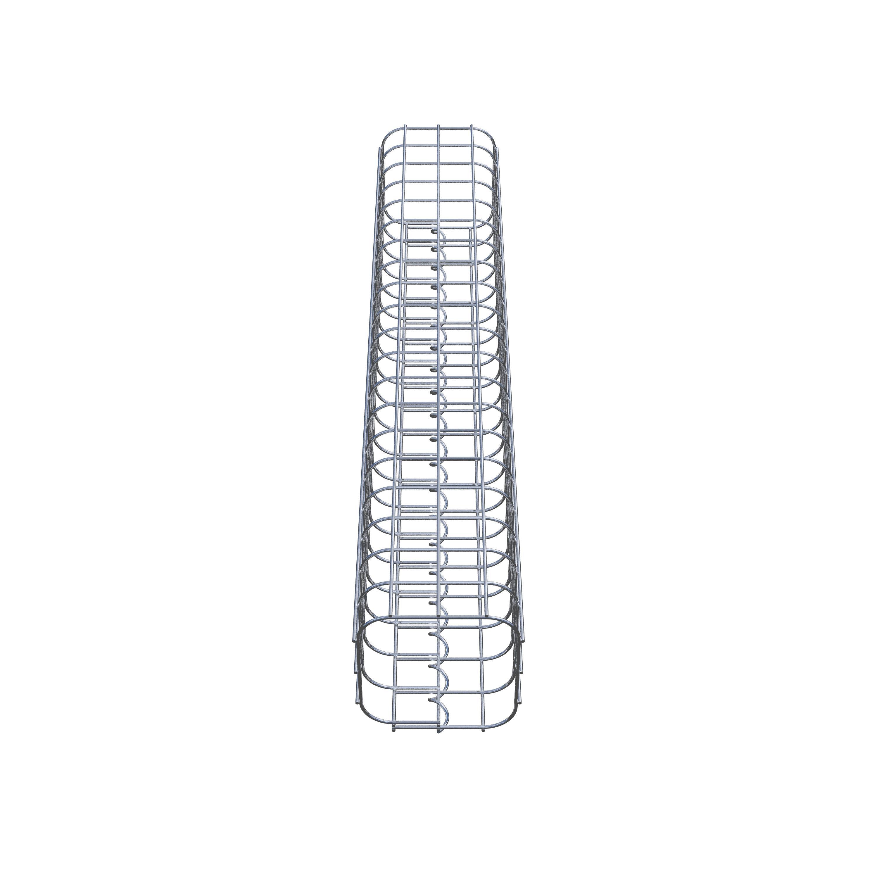 Columna de gaviones 17 x 17 cm, cuadrado MW 5 x 5 cm