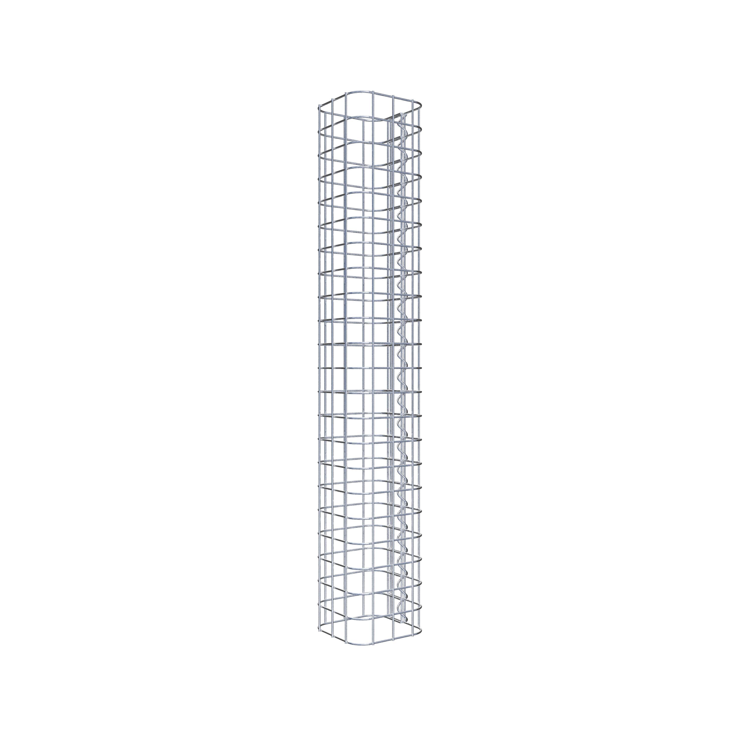 Columna de gaviones 17 x 17 cm, cuadrado MW 5 x 5 cm