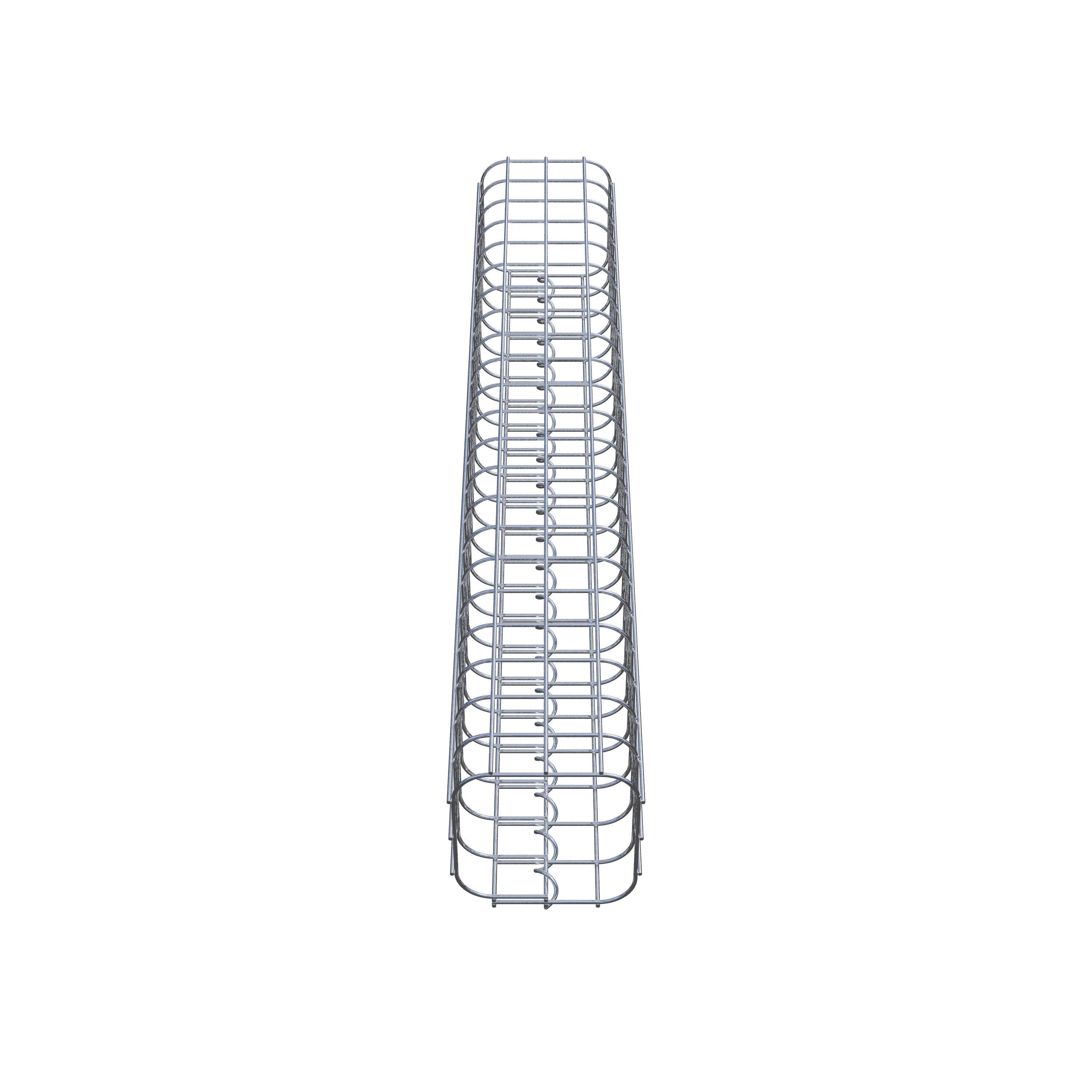 Columna de gaviones 17 x 17 cm, cuadrado MW 5 x 5 cm