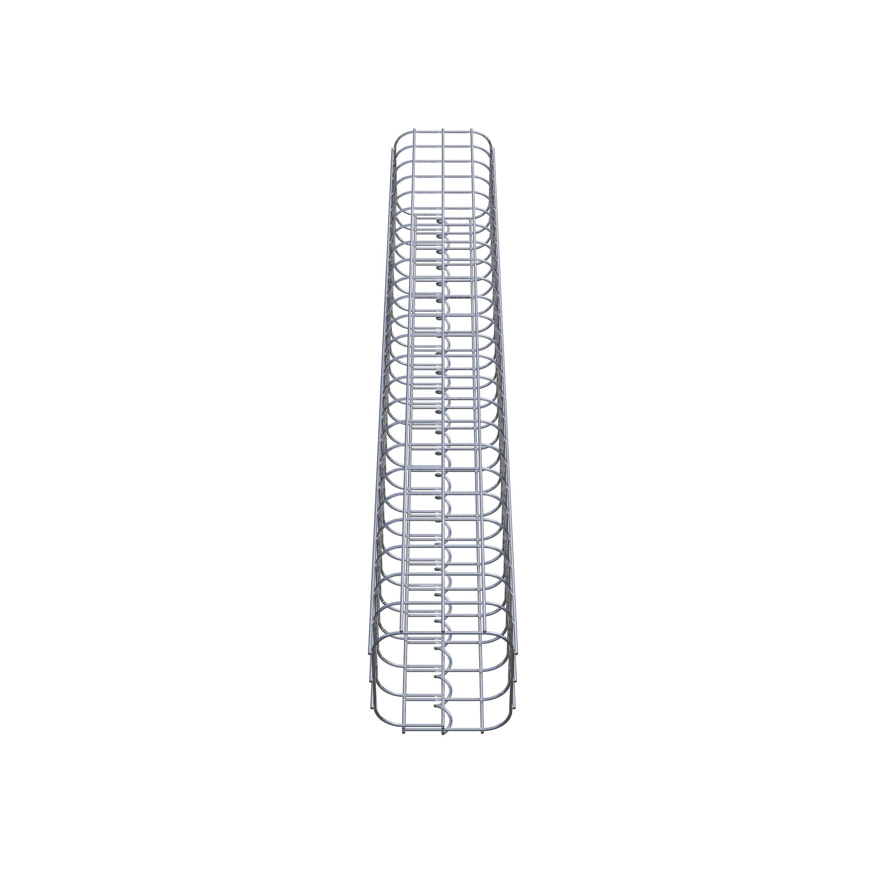 Columna de gaviones 17 x 17 cm, cuadrado MW 5 x 5 cm