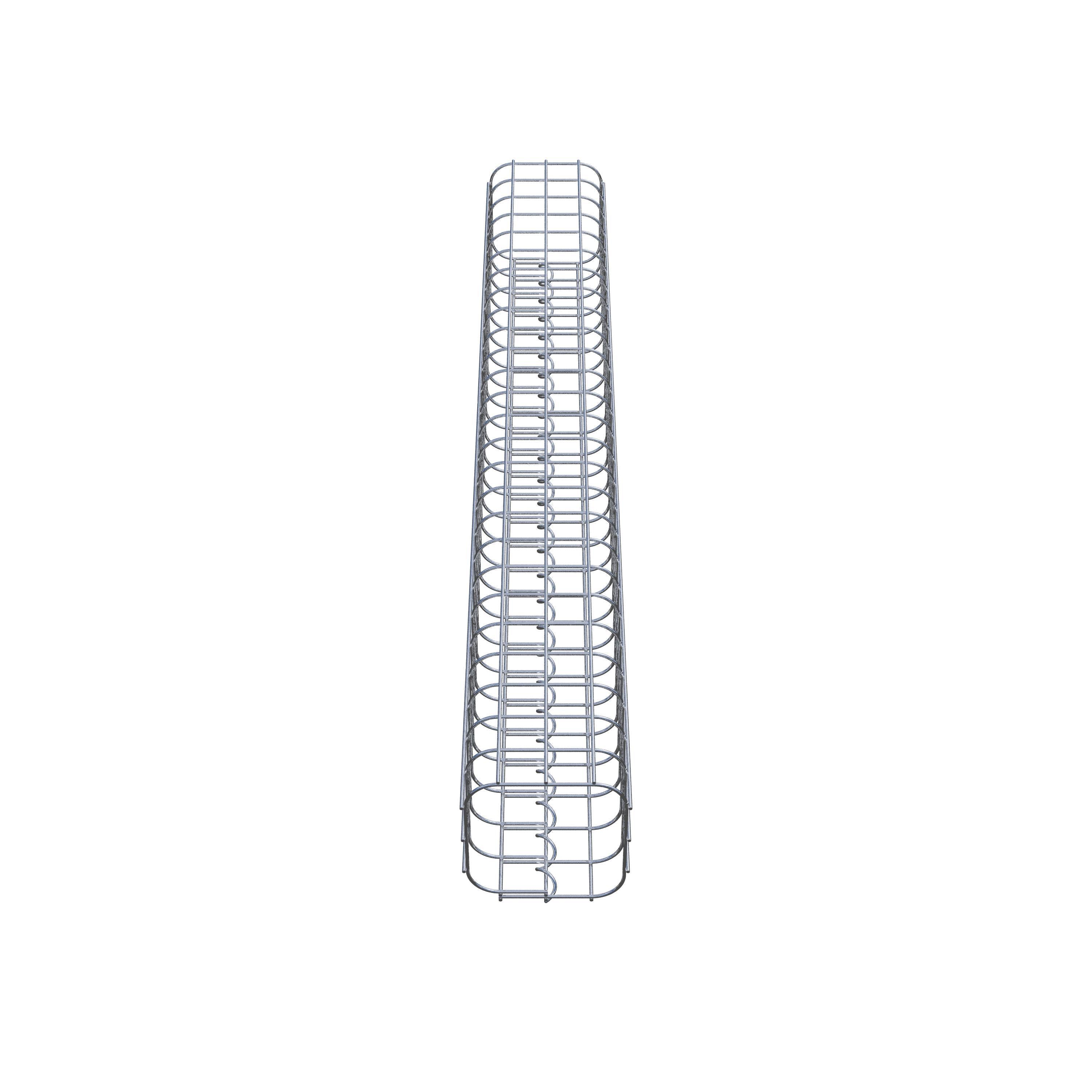 Columna de gaviones 17 x 17 cm, cuadrado MW 5 x 5 cm