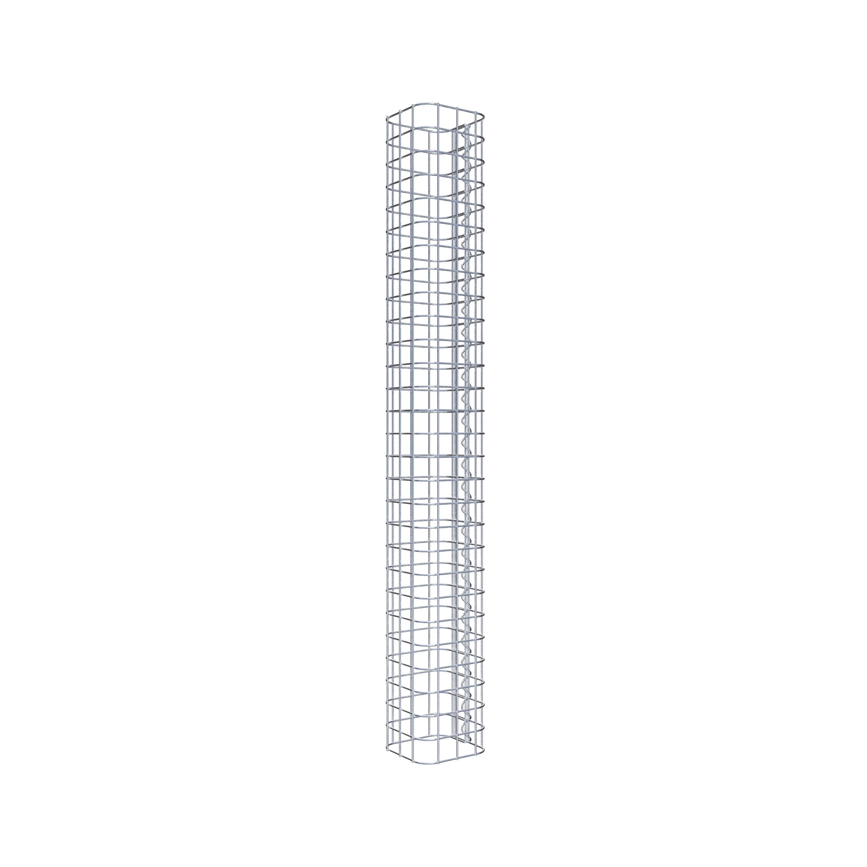 Columna de gaviones 17 x 17 cm, cuadrado MW 5 x 5 cm
