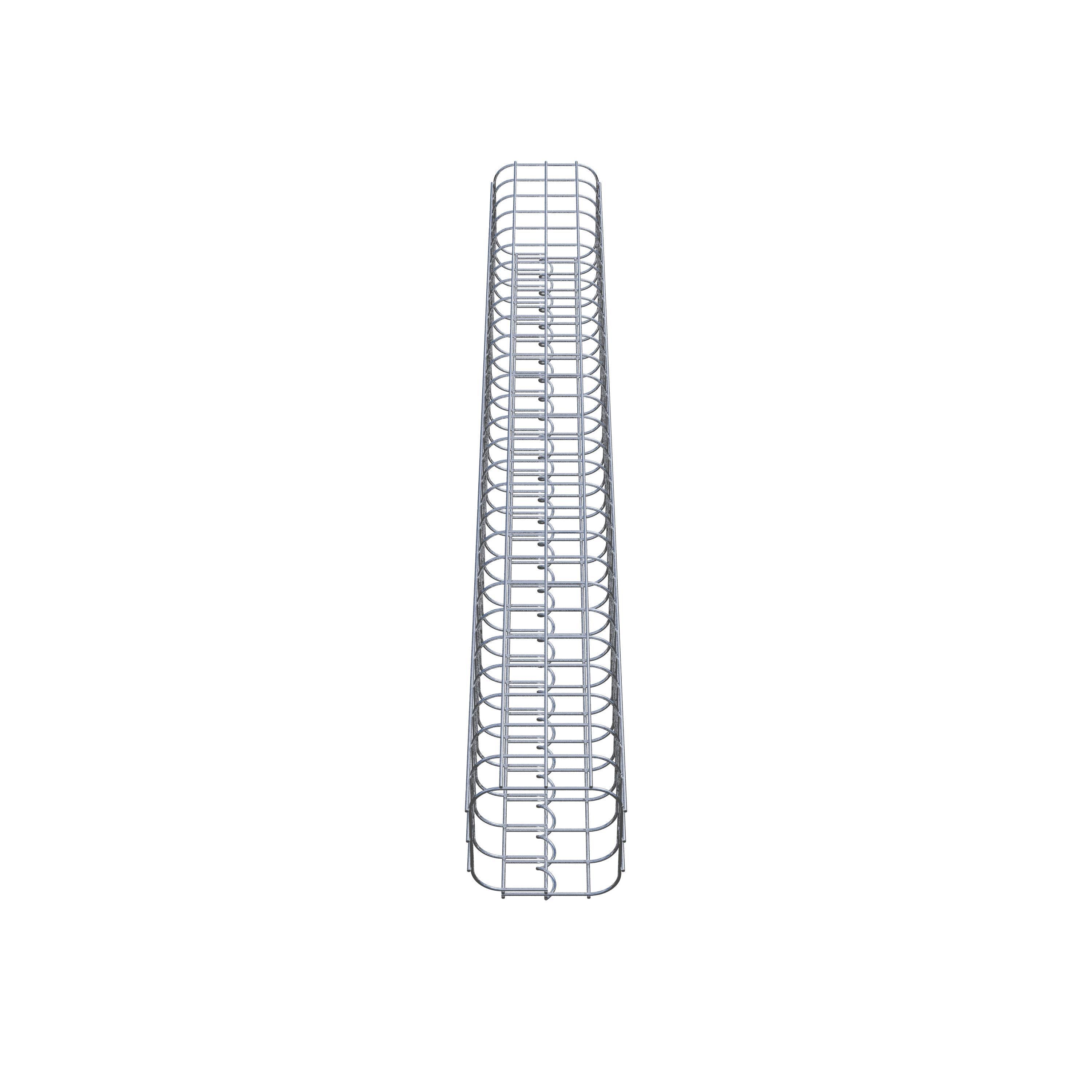 Columna de gaviones 17 x 17 cm, cuadrado MW 5 x 5 cm