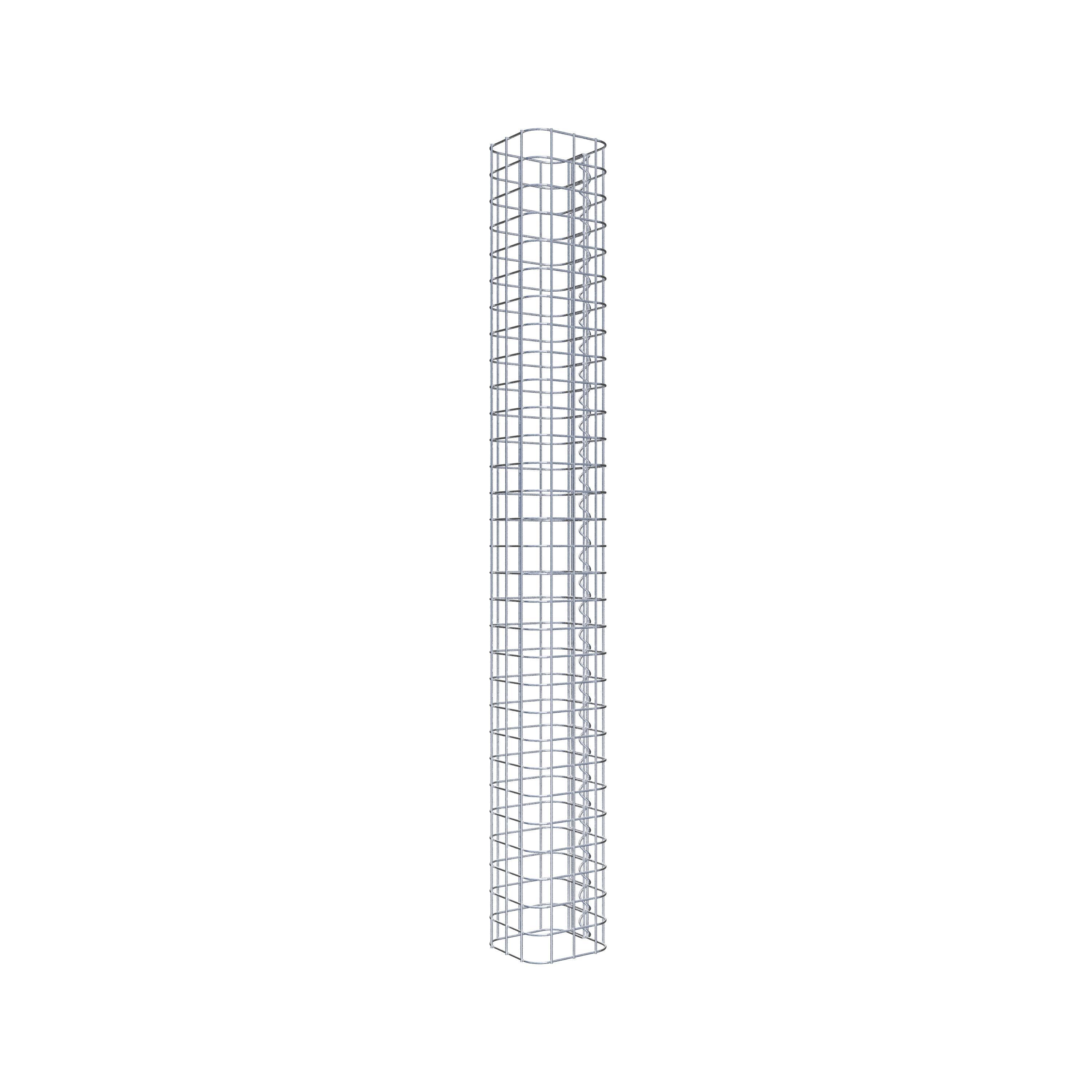 Columna de gaviones 17 x 17 cm, cuadrado MW 5 x 5 cm