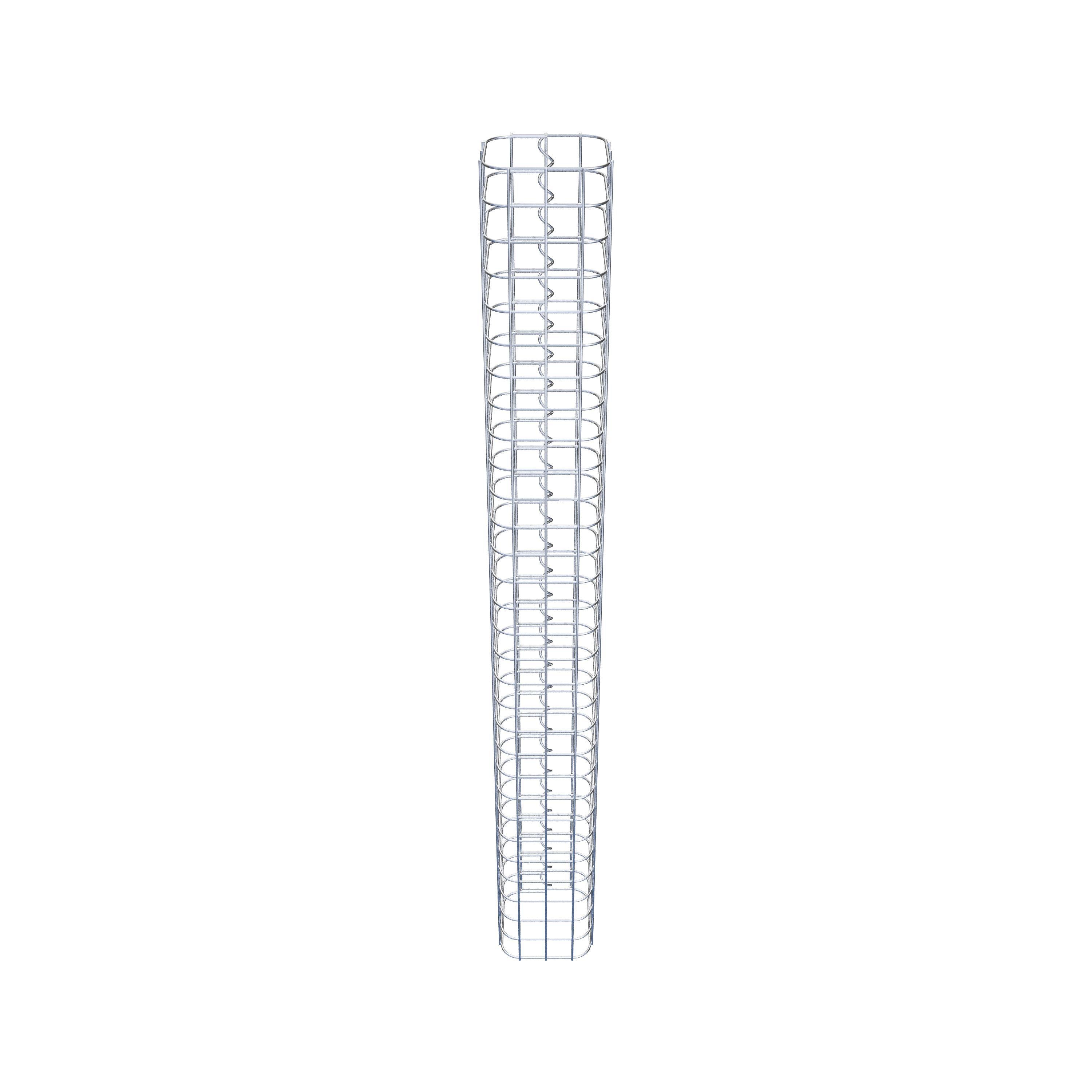 Columna de gaviones 17 x 17 cm, cuadrado MW 5 x 5 cm