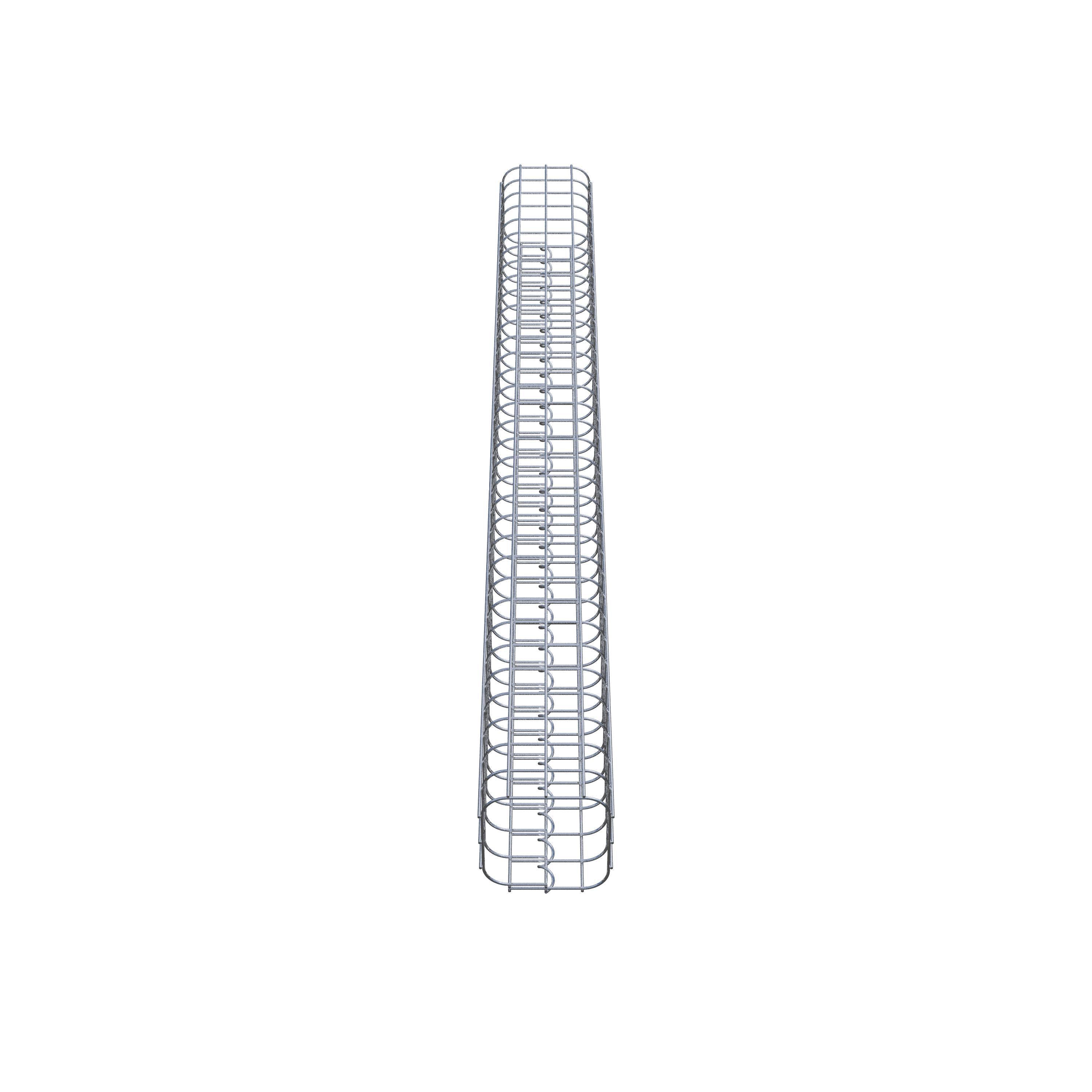 Columna de gaviones 17 x 17 cm, cuadrado MW 5 x 5 cm