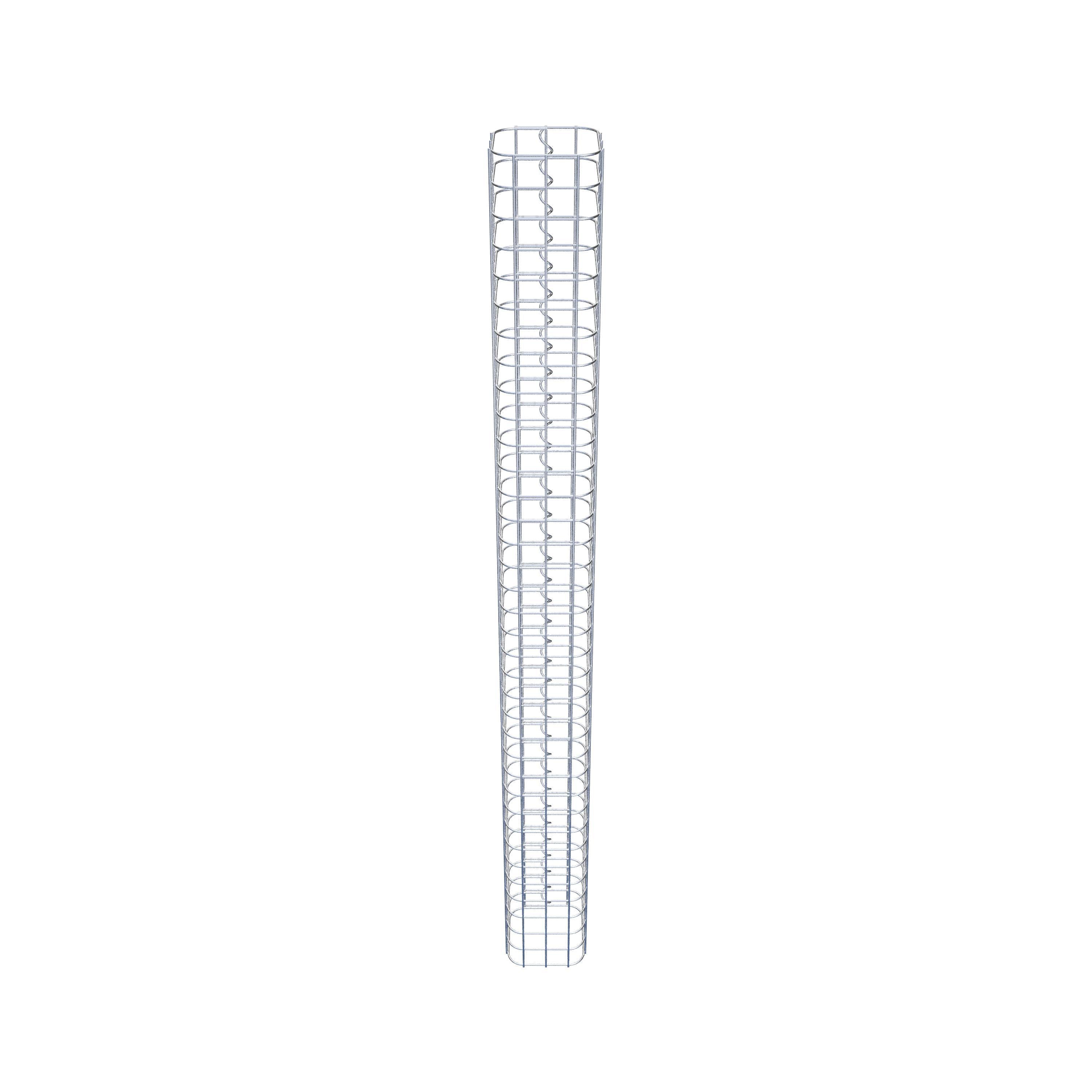 Columna de gaviones 17 x 17 cm, cuadrado MW 5 x 5 cm