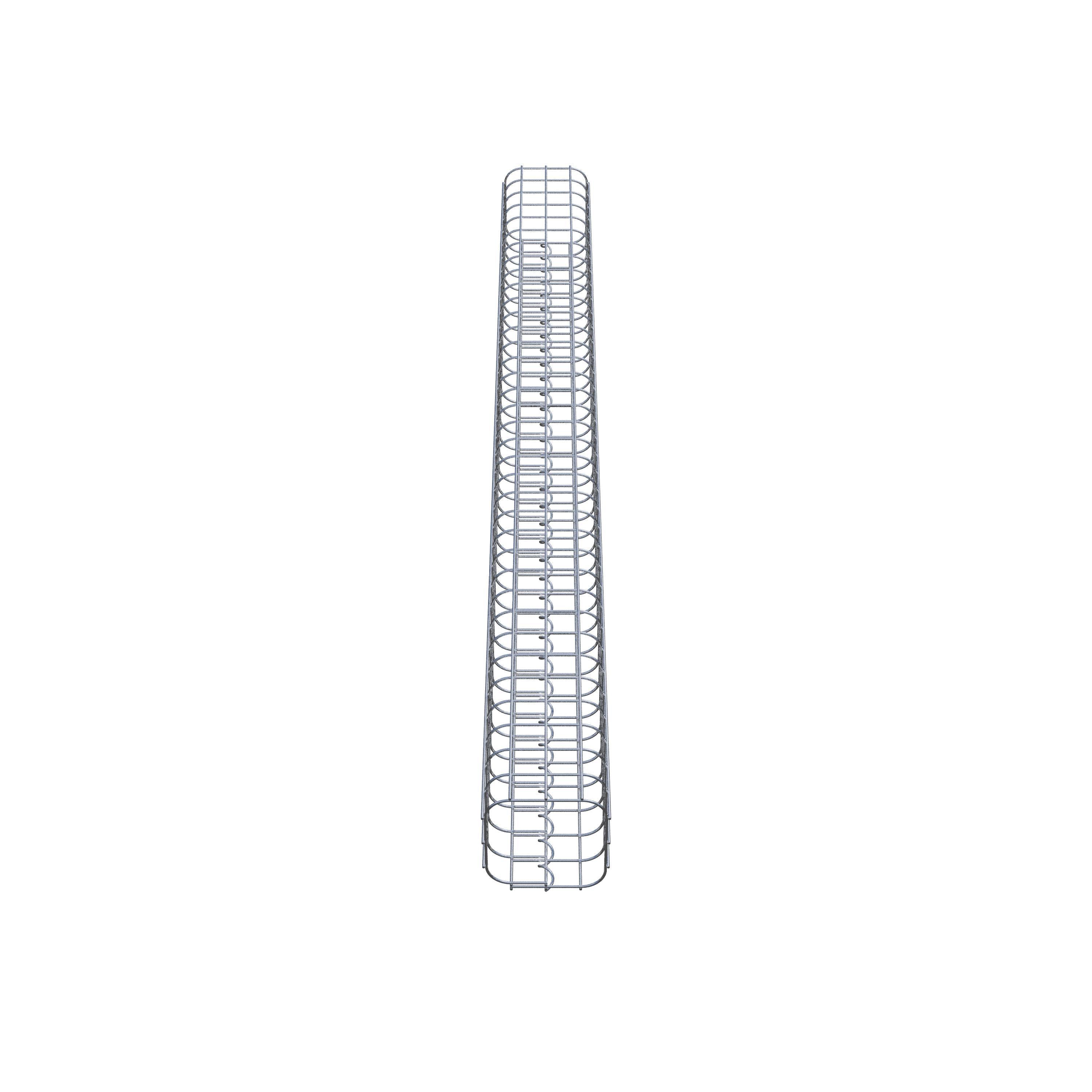 Columna de gaviones 17 x 17 cm, cuadrado MW 5 x 5 cm