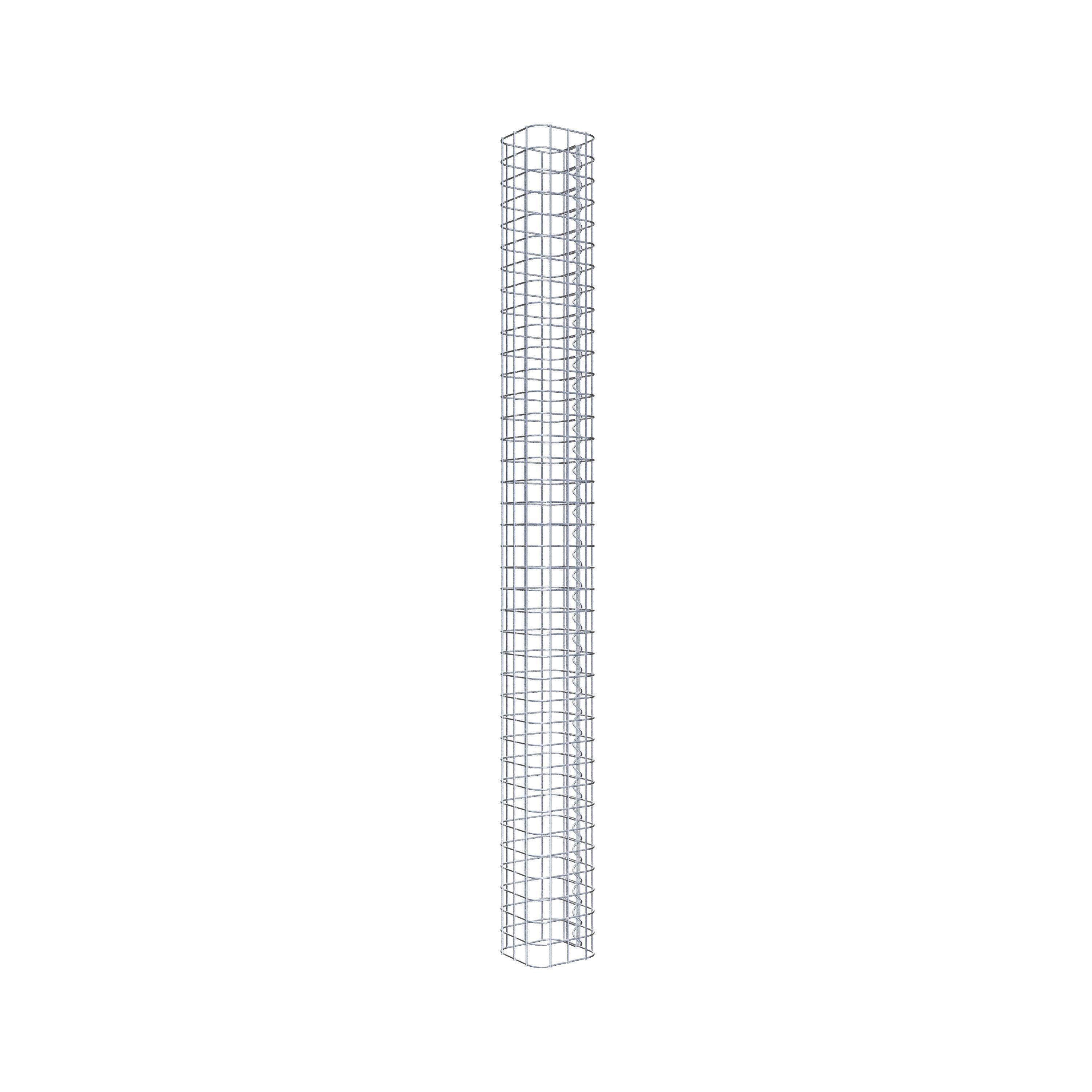 Columna de gaviones 17 x 17 cm, cuadrado MW 5 x 5 cm