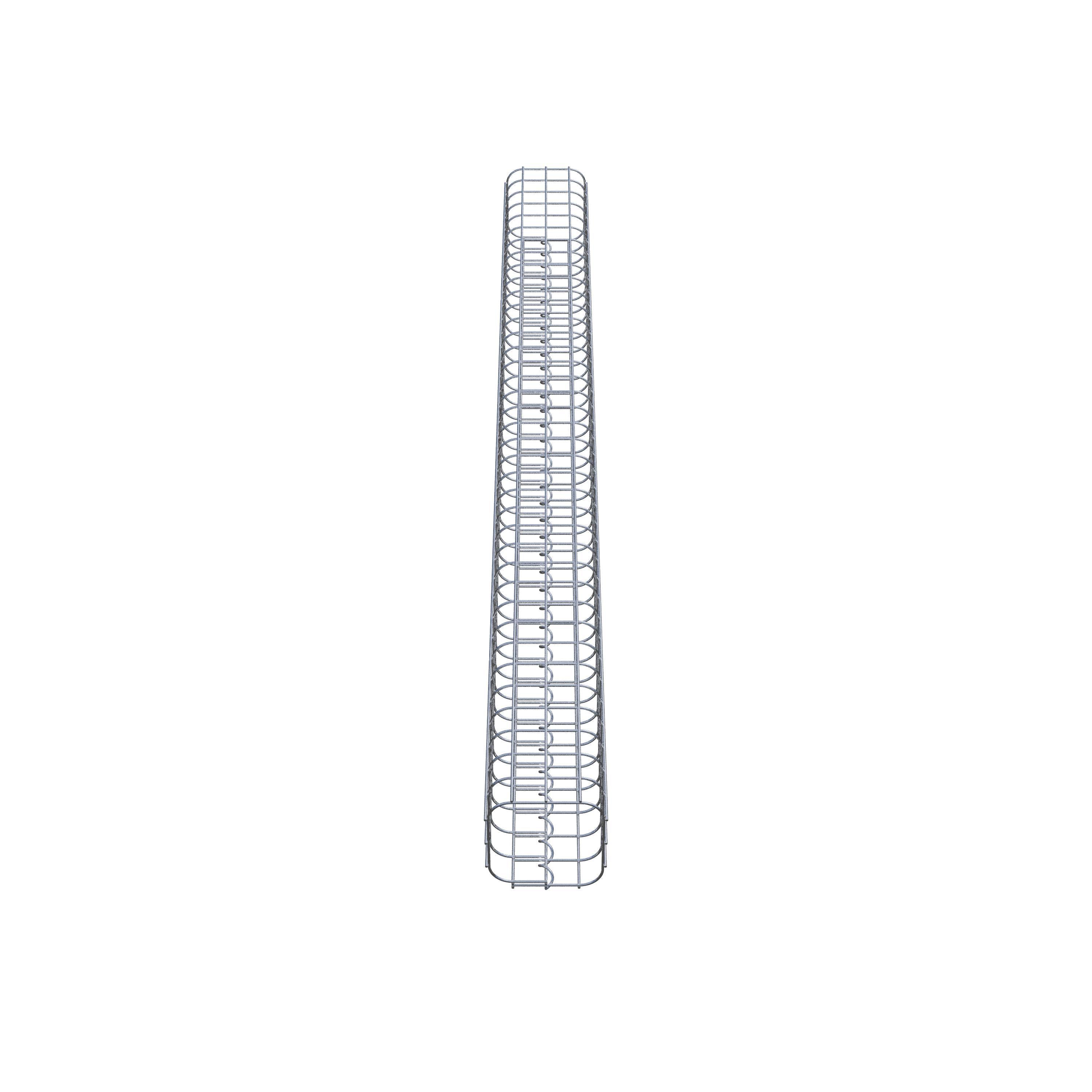 Columna de gaviones 17 x 17 cm, cuadrado MW 5 x 5 cm