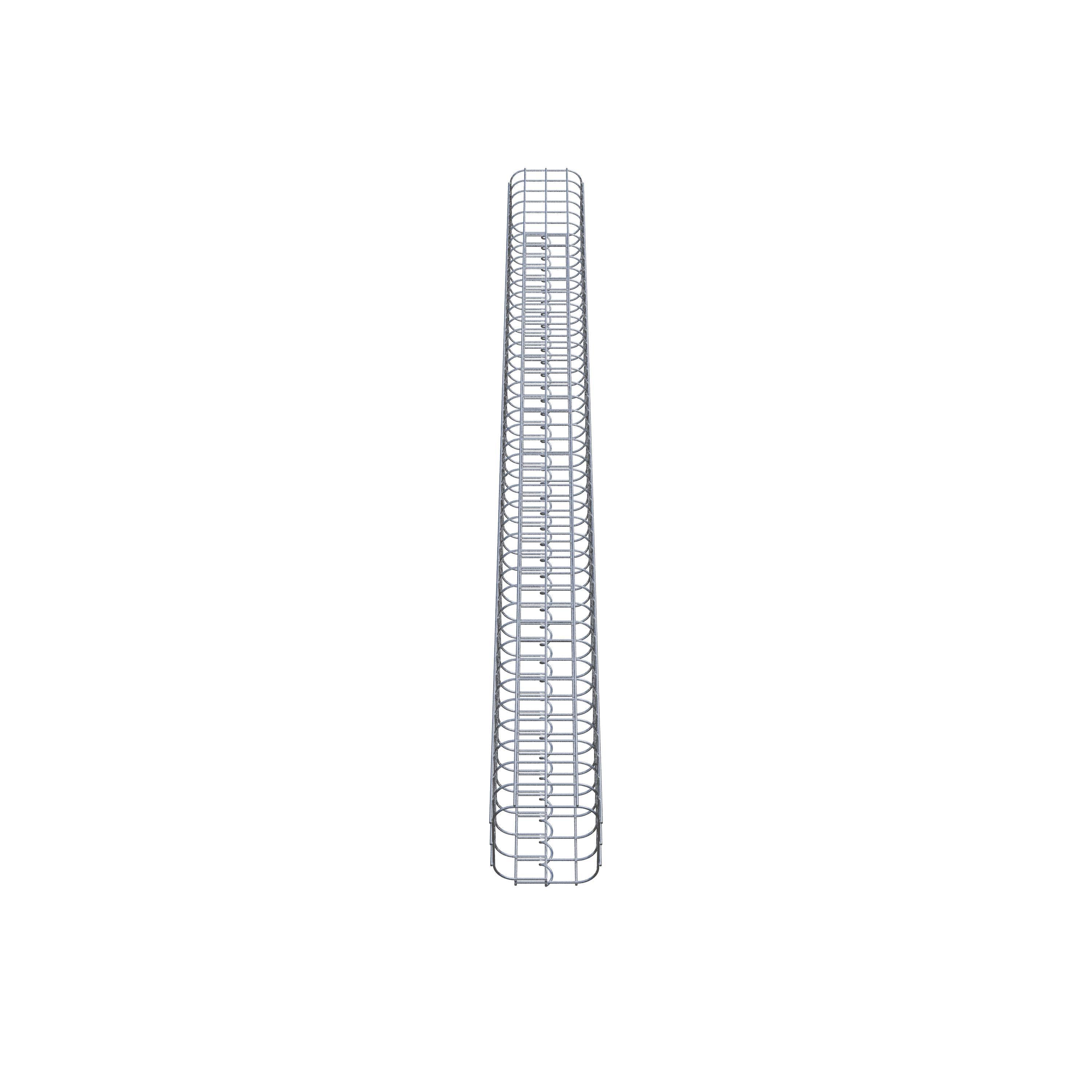 Columna de gaviones 17 x 17 cm, cuadrado MW 5 x 5 cm